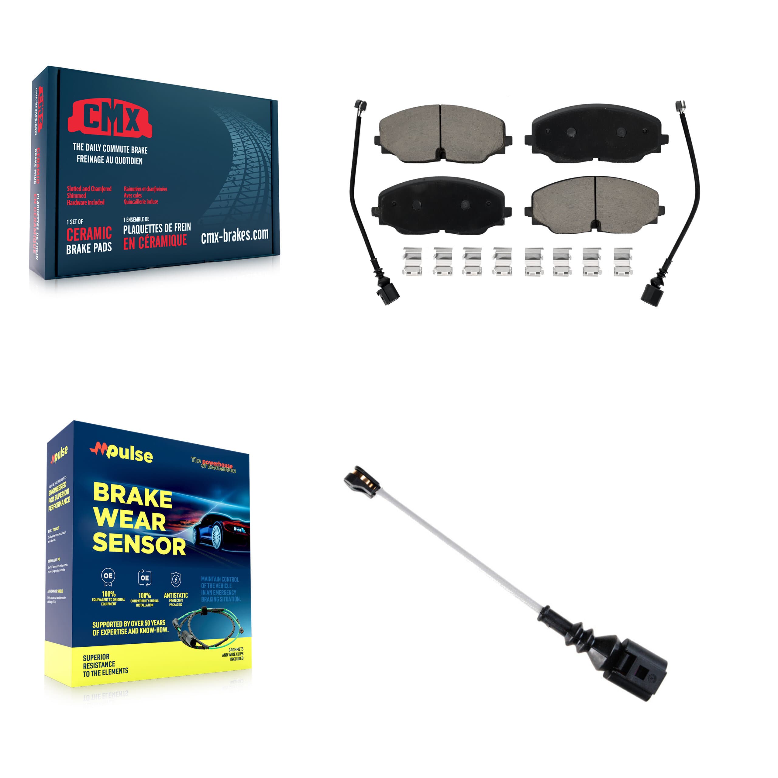 CMX - KCW-101373 - Front Disc Brake Pad Kits image 1