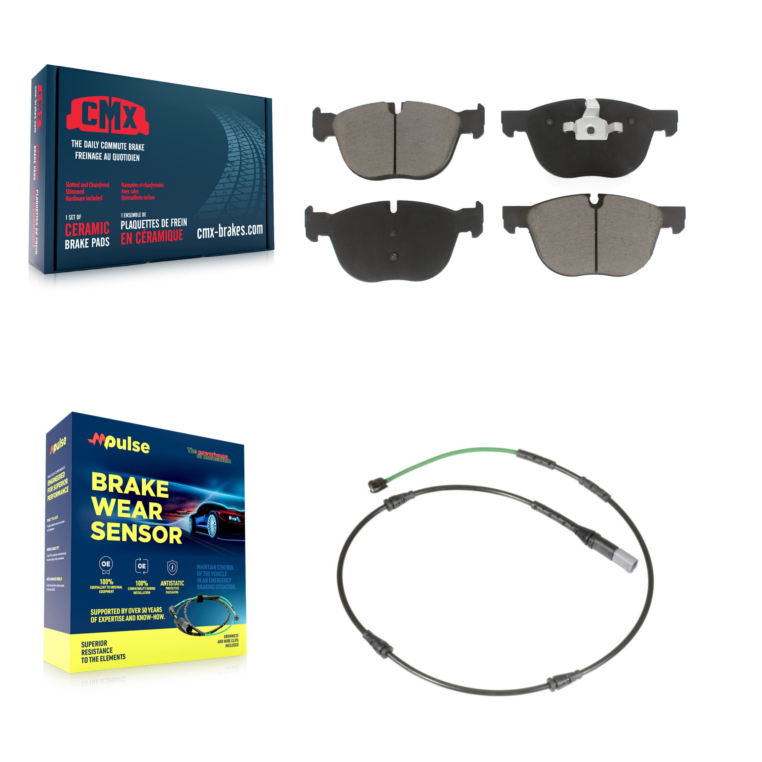 CMX - KCW-101382 - Front Disc Brake Pad Kits image 1
