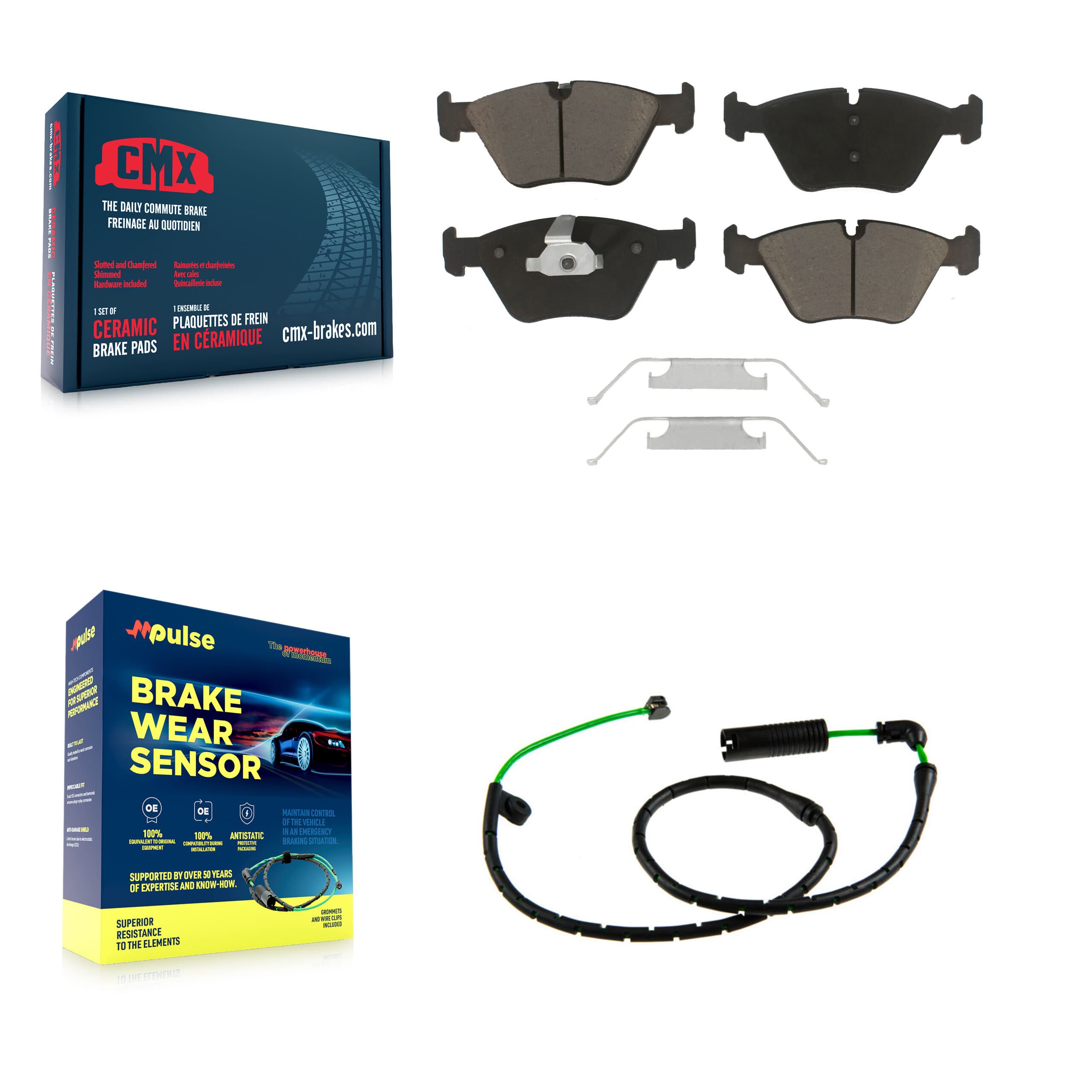 CMX - KCW-101383 - Front Disc Brake Pad Kits image 1