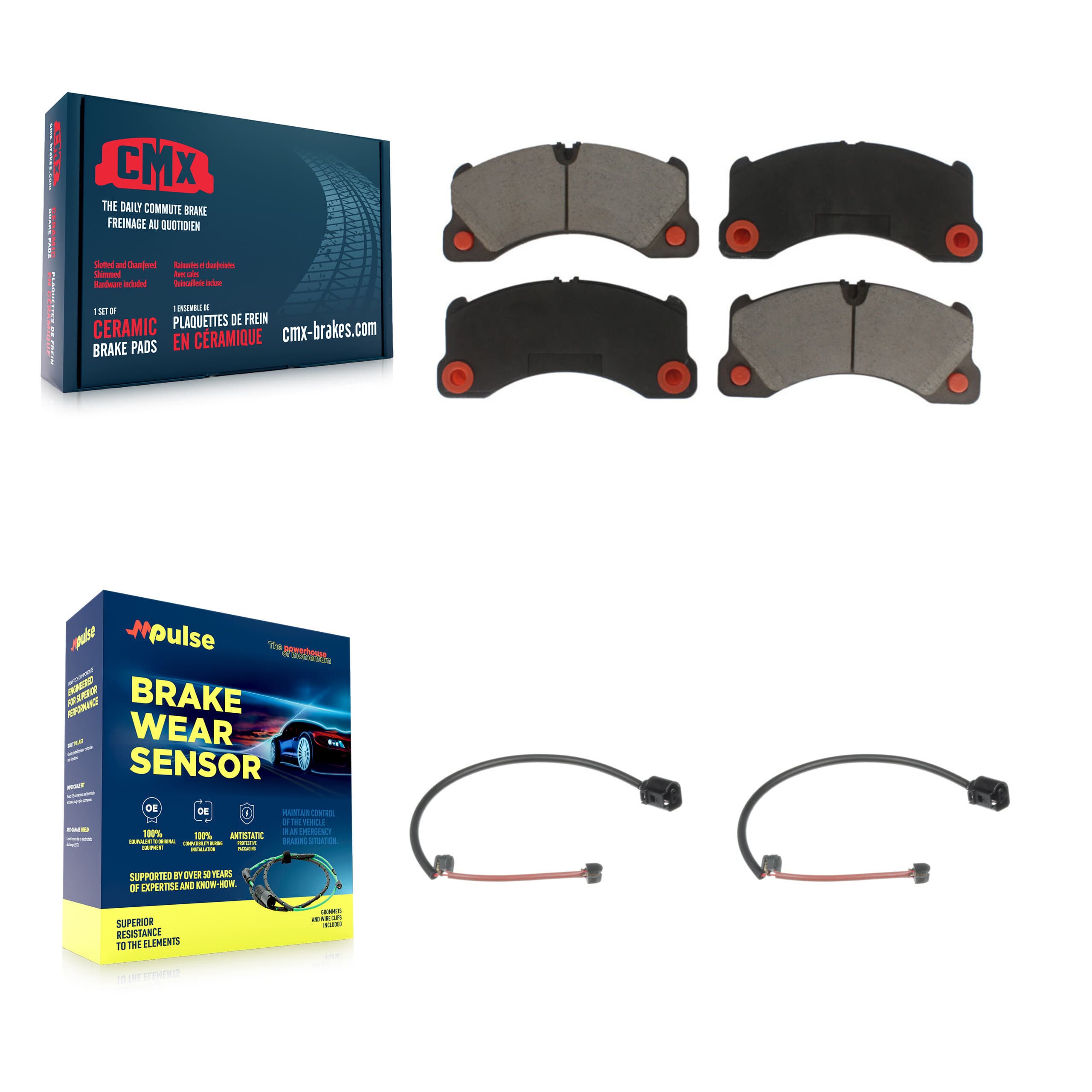 CMX - KCW-101388 - Front Disc Brake Pad Kits image 1