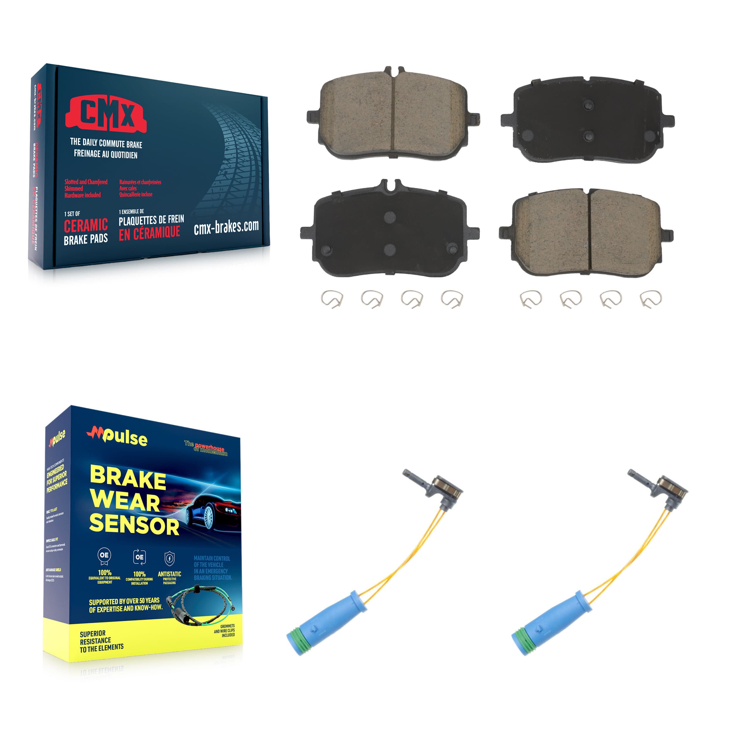 CMX - KCW-101392 - Front Disc Brake Pad Kits image 1