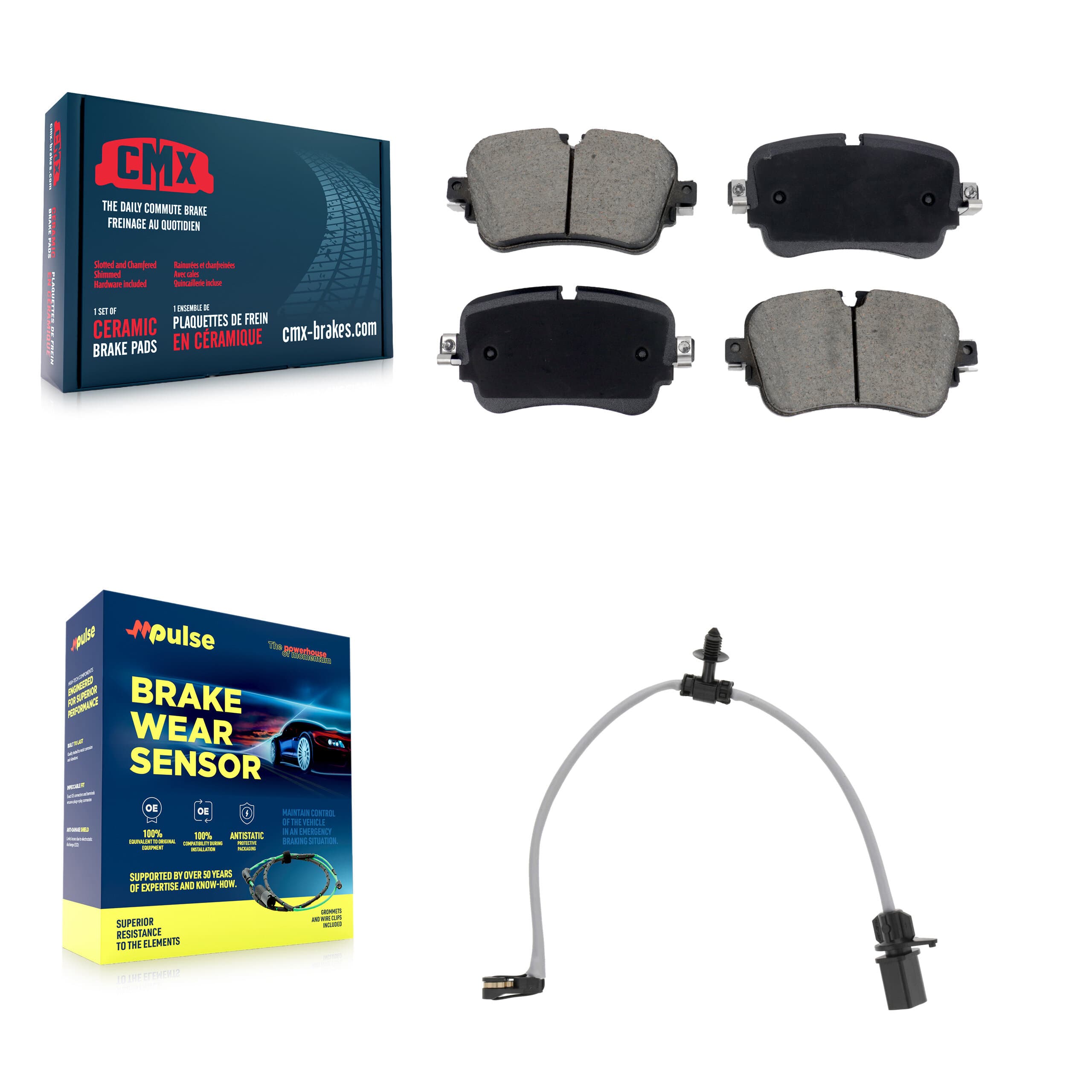 CMX - KCW-101401 - Rear Disc Brake Pad Kits image 1