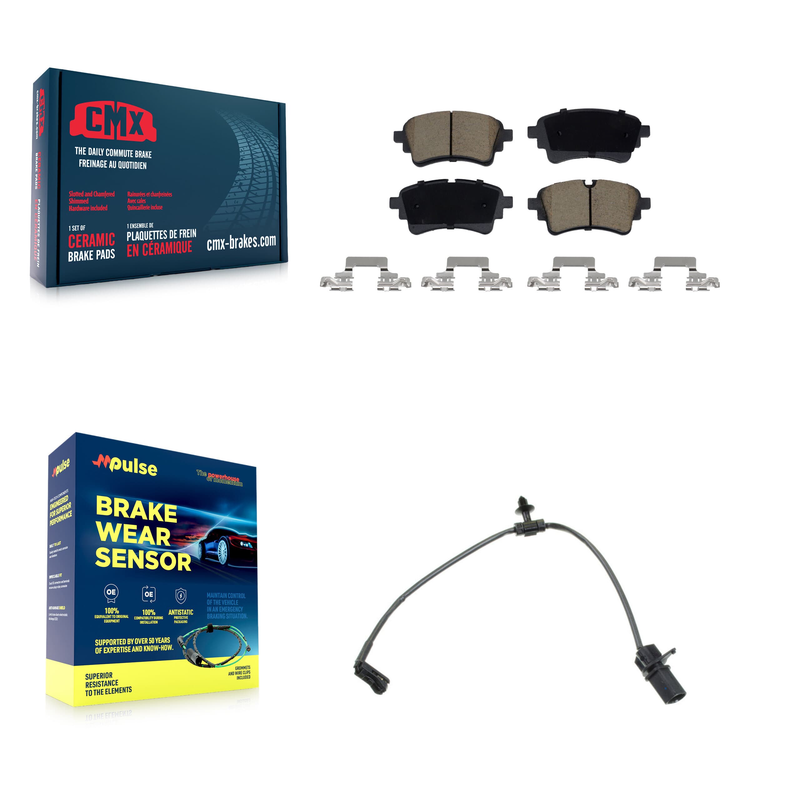 CMX - KCW-101404 - Rear Disc Brake Pad Kits image 1