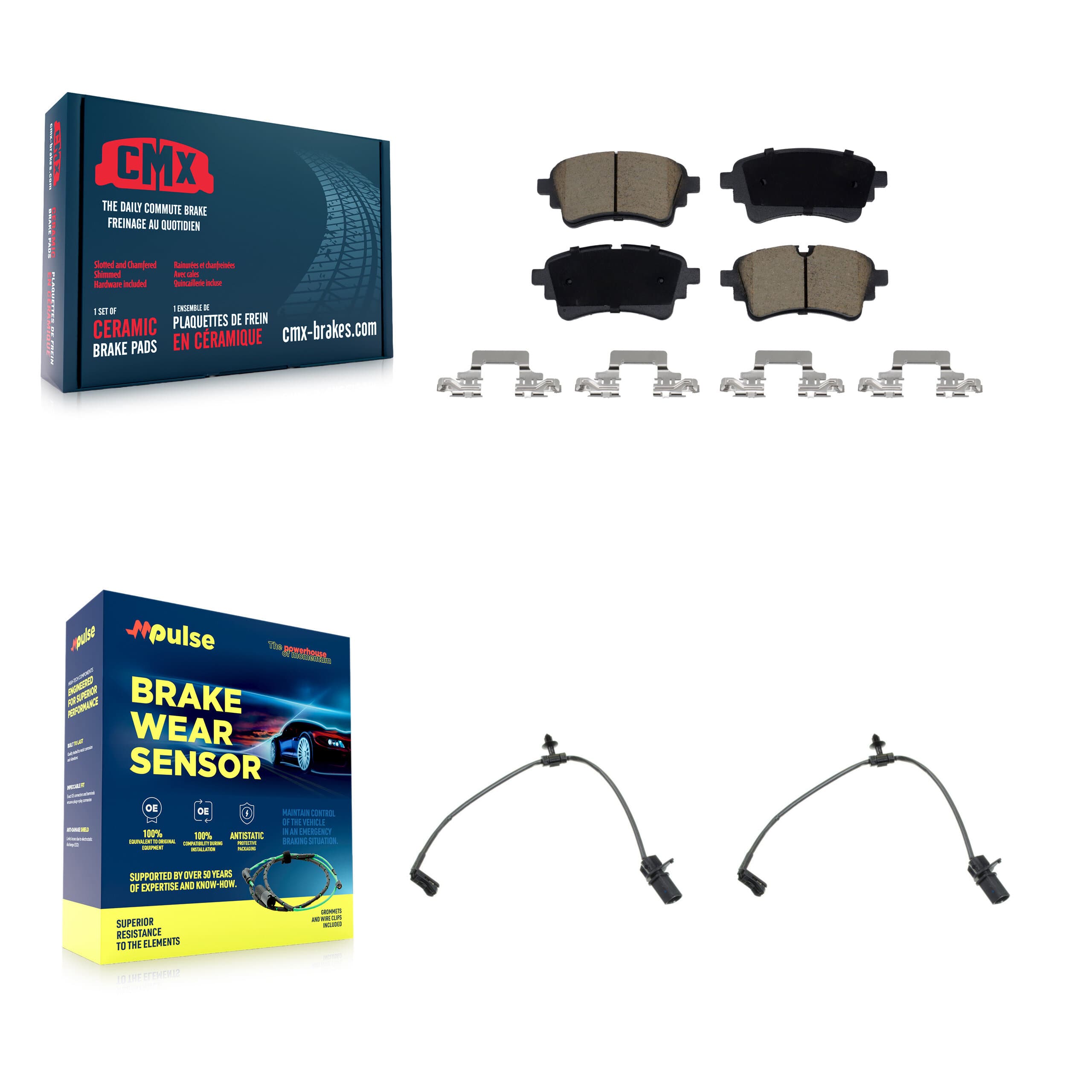 CMX - KCW-101418 - Rear Disc Brake Pad Kits image 1