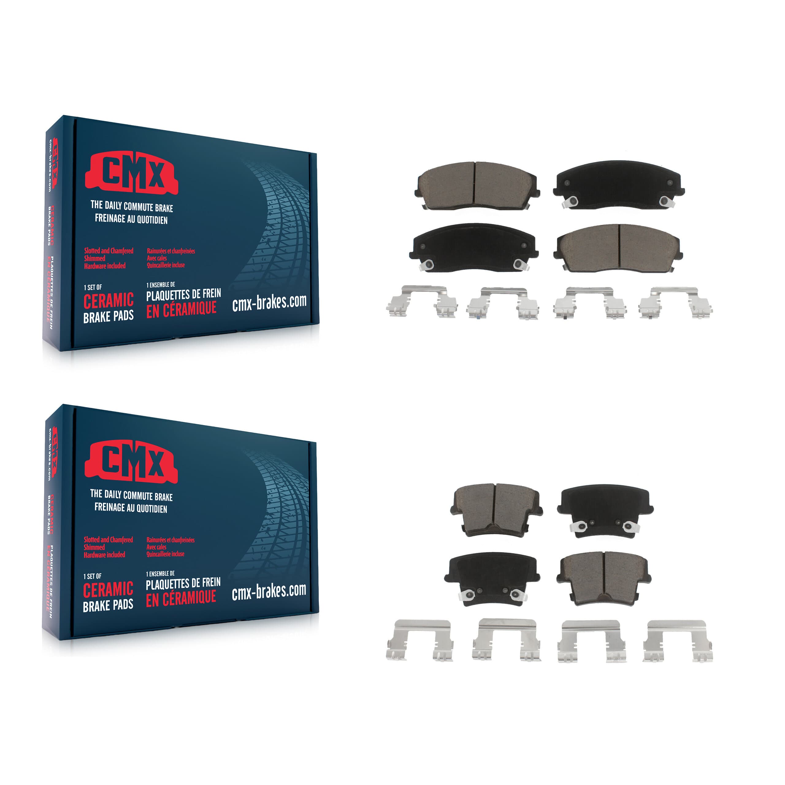 CMX - KCX-100029 - Front and Rear Disc Brake Pad Kits image 1