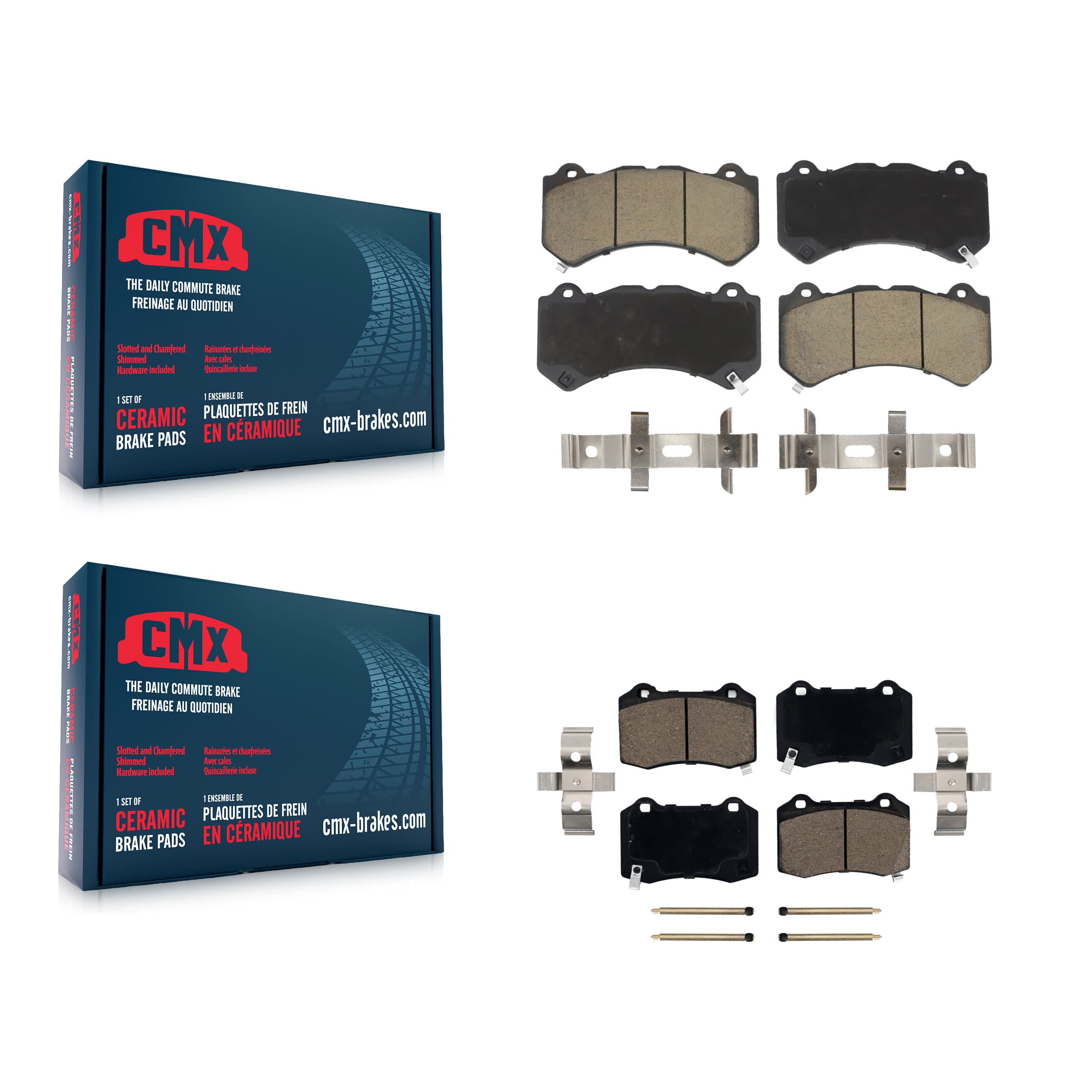CMX - KCX-100031 - Front and Rear Disc Brake Pad Kits image 1