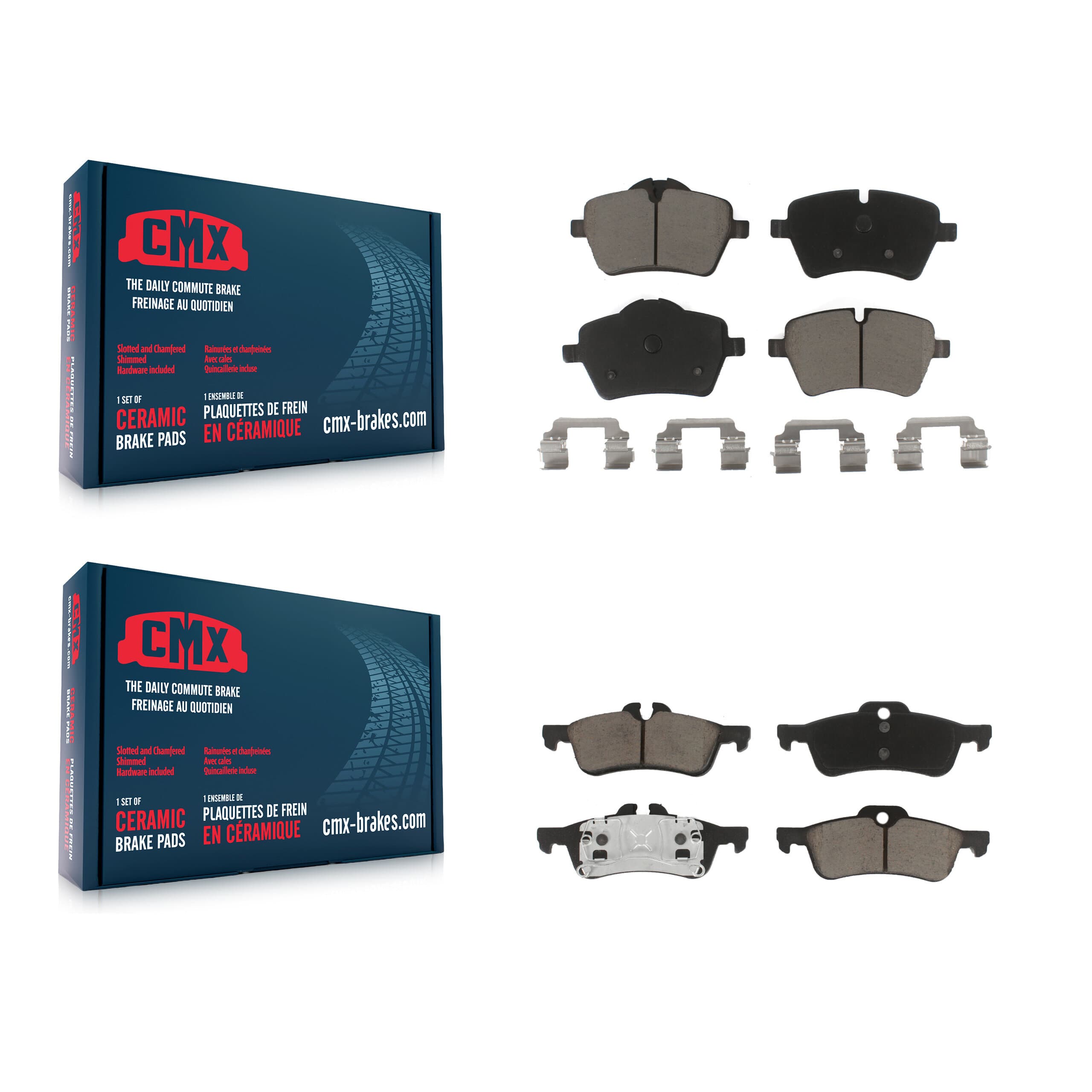 CMX - KCX-100074 - Front and Rear Disc Brake Pad Kits image 1