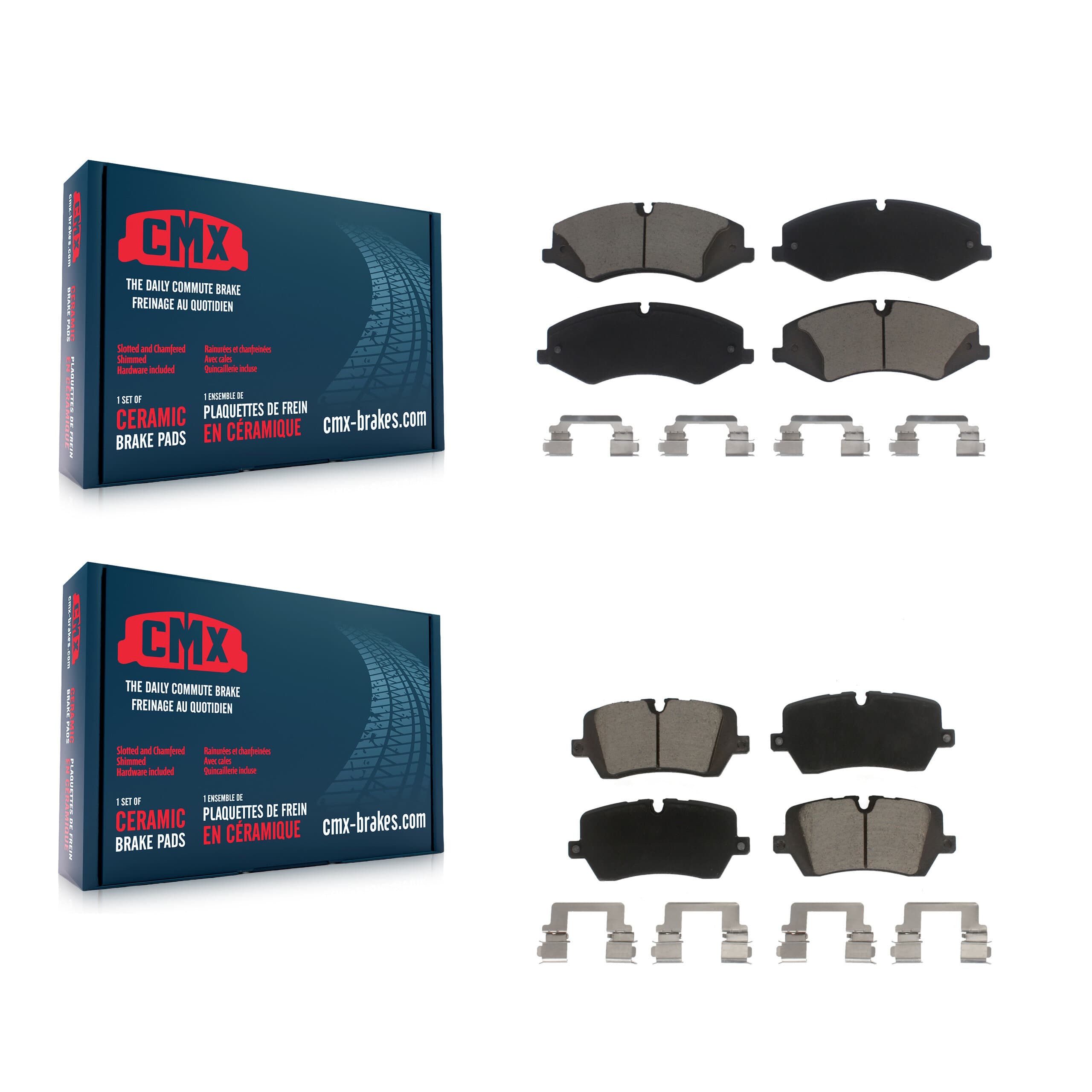CMX - KCX-100095 - Front and Rear Disc Brake Pad Kits image 1