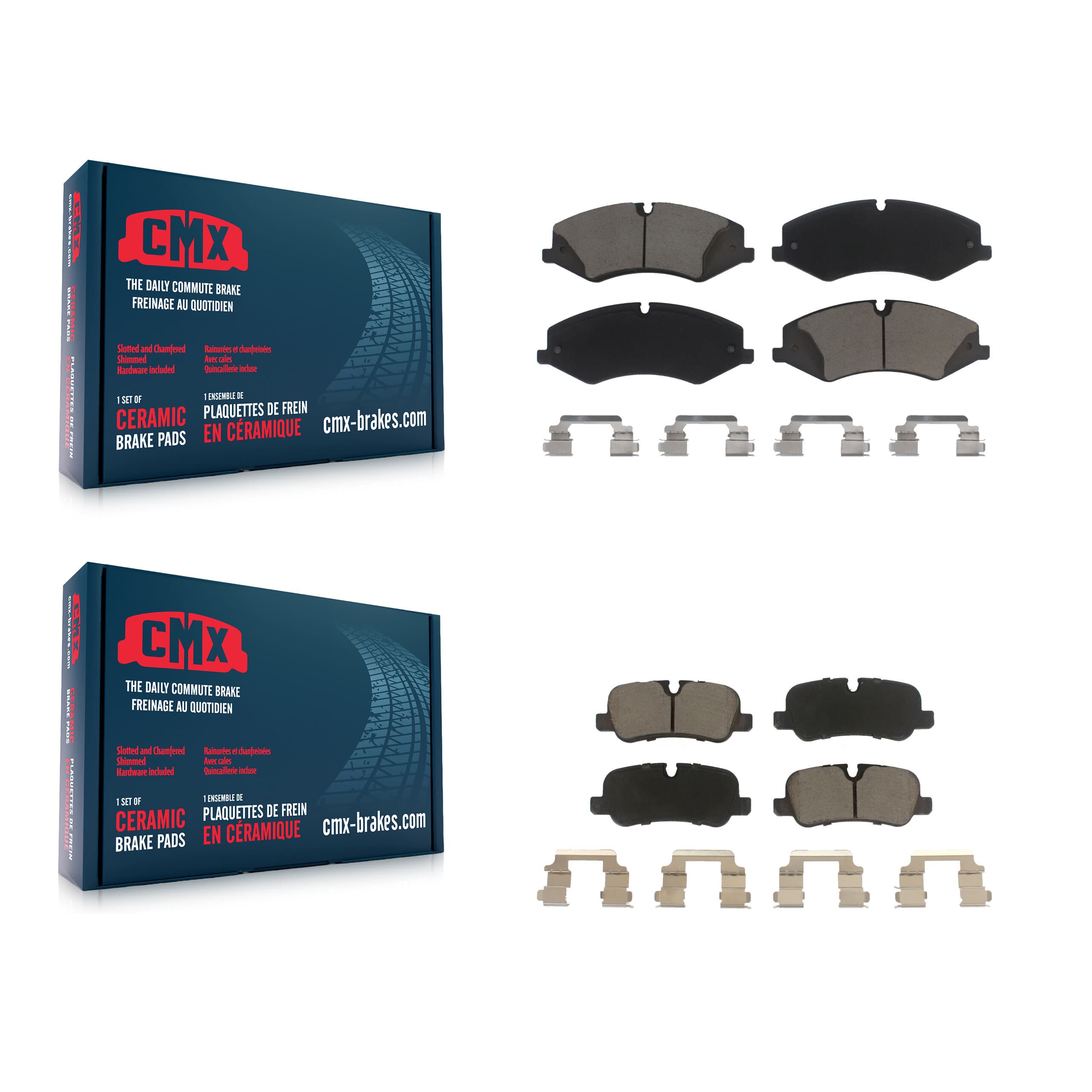 CMX - KCX-100096 - Front and Rear Disc Brake Pad Kits image 1