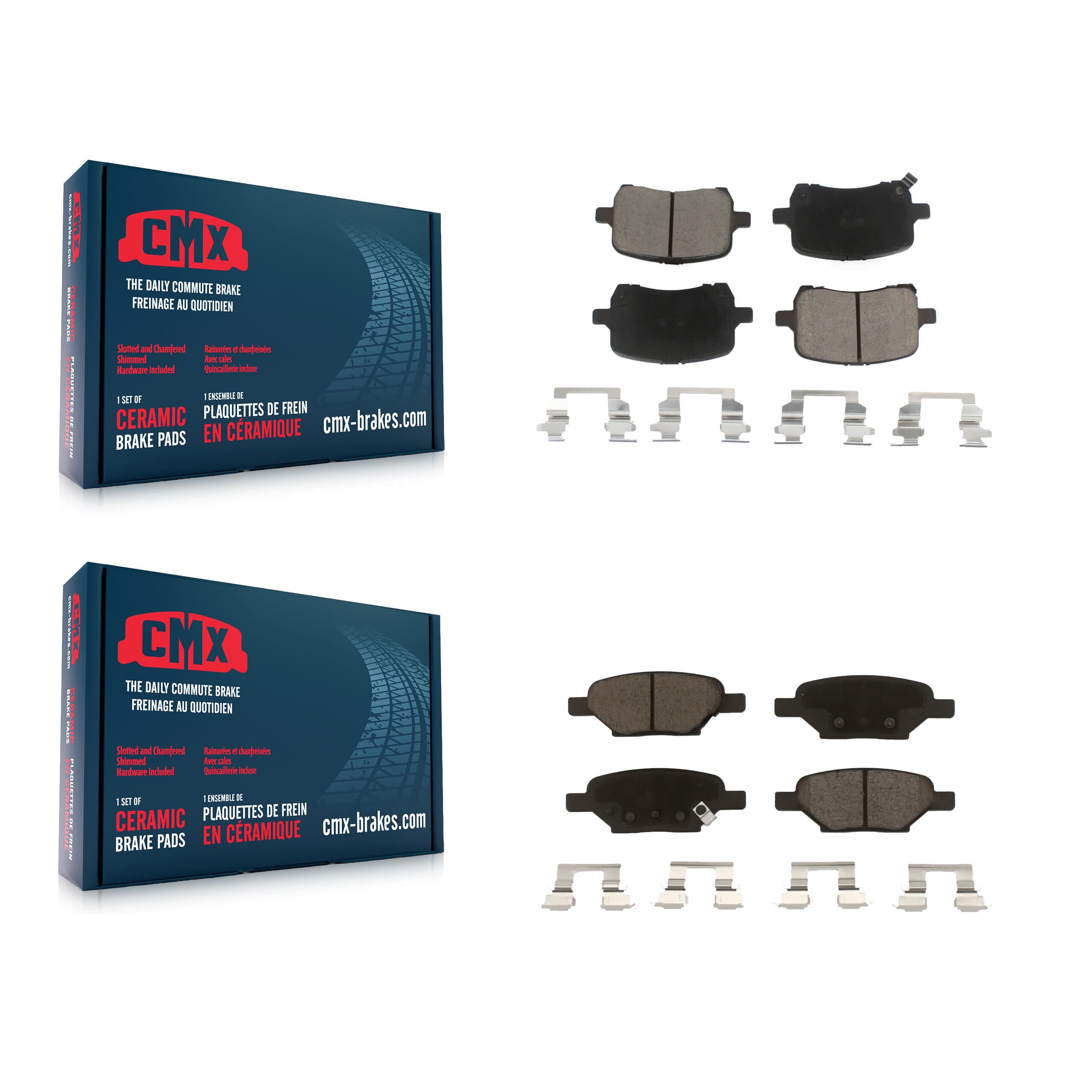CMX - KCX-100147 - Front and Rear Disc Brake Pad Kits image 1