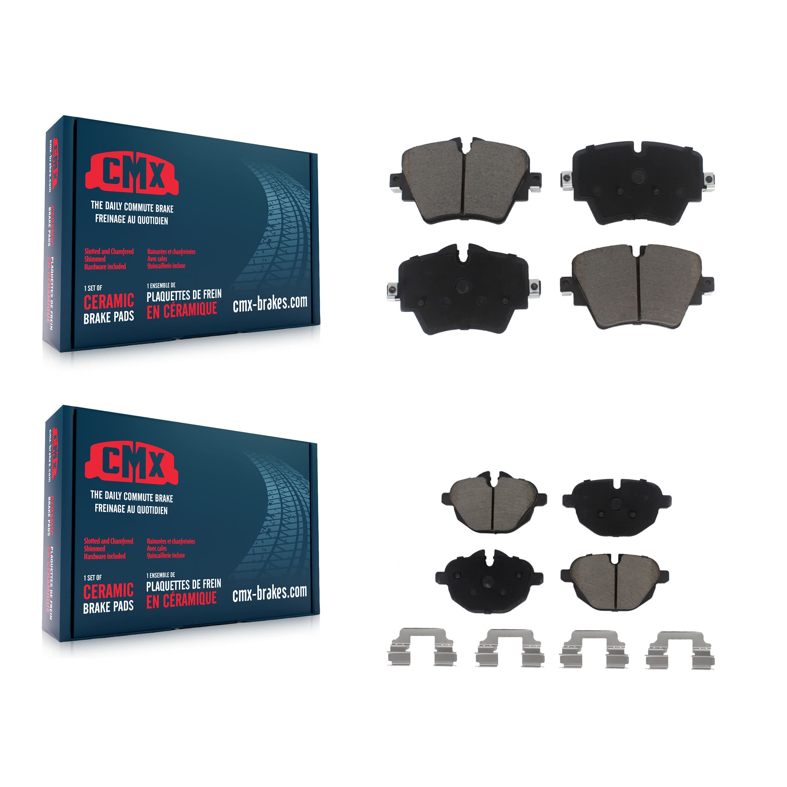 CMX - KCX-100202 - Front and Rear Disc Brake Pad Kits image 1