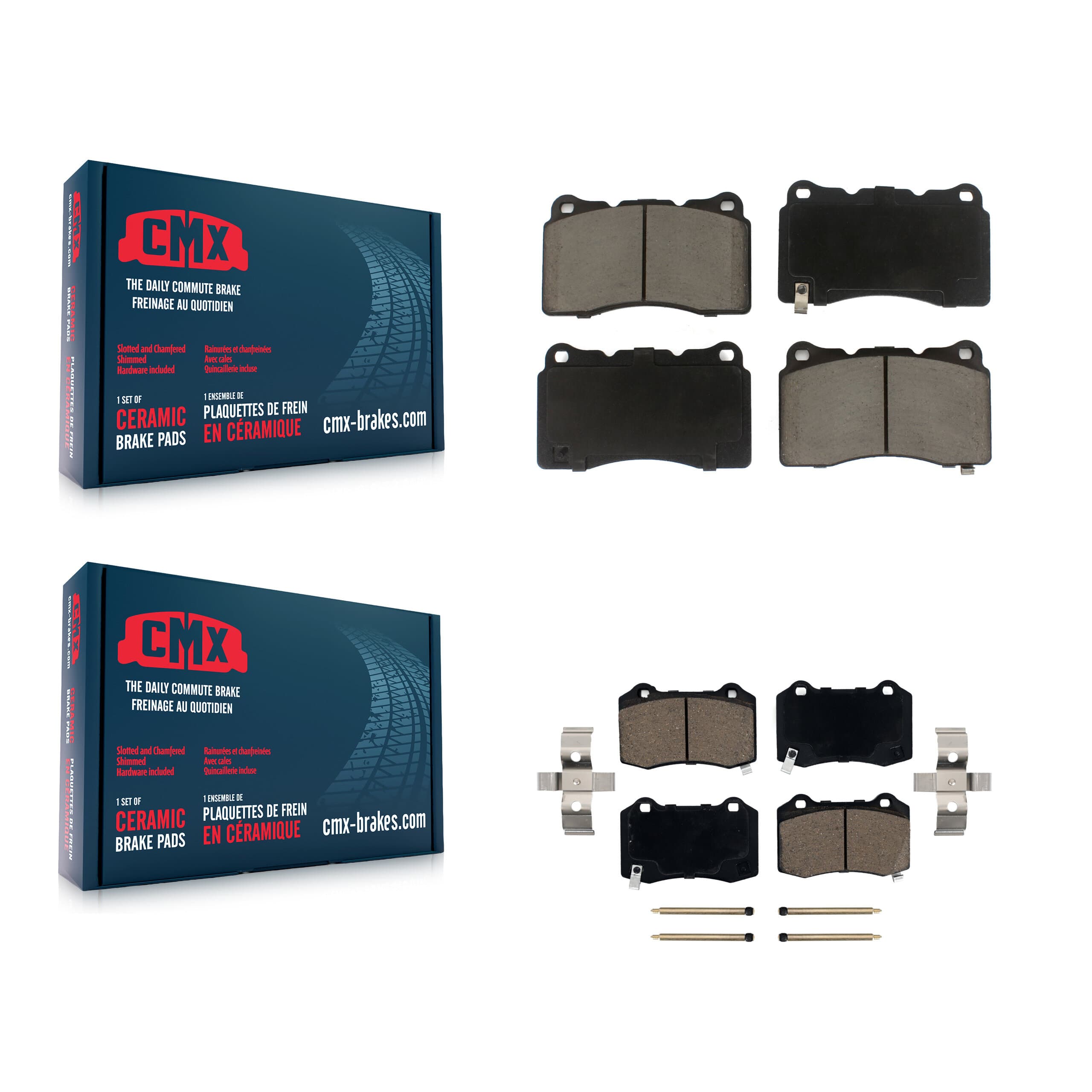 CMX - KCX-100300 - Front and Rear Disc Brake Pad Kits image 1