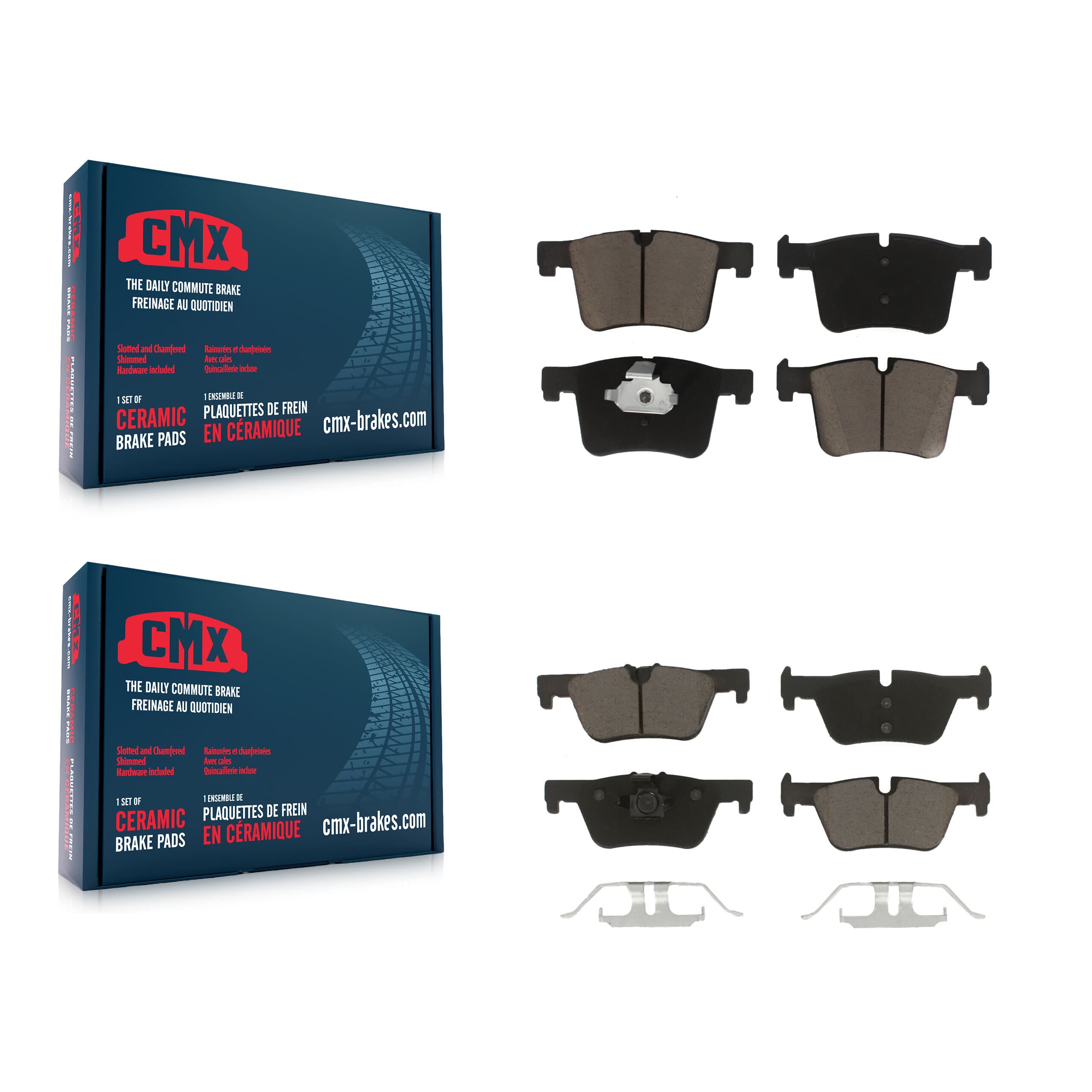 CMX - KCX-100316 - Front and Rear Disc Brake Pad Kits image 1