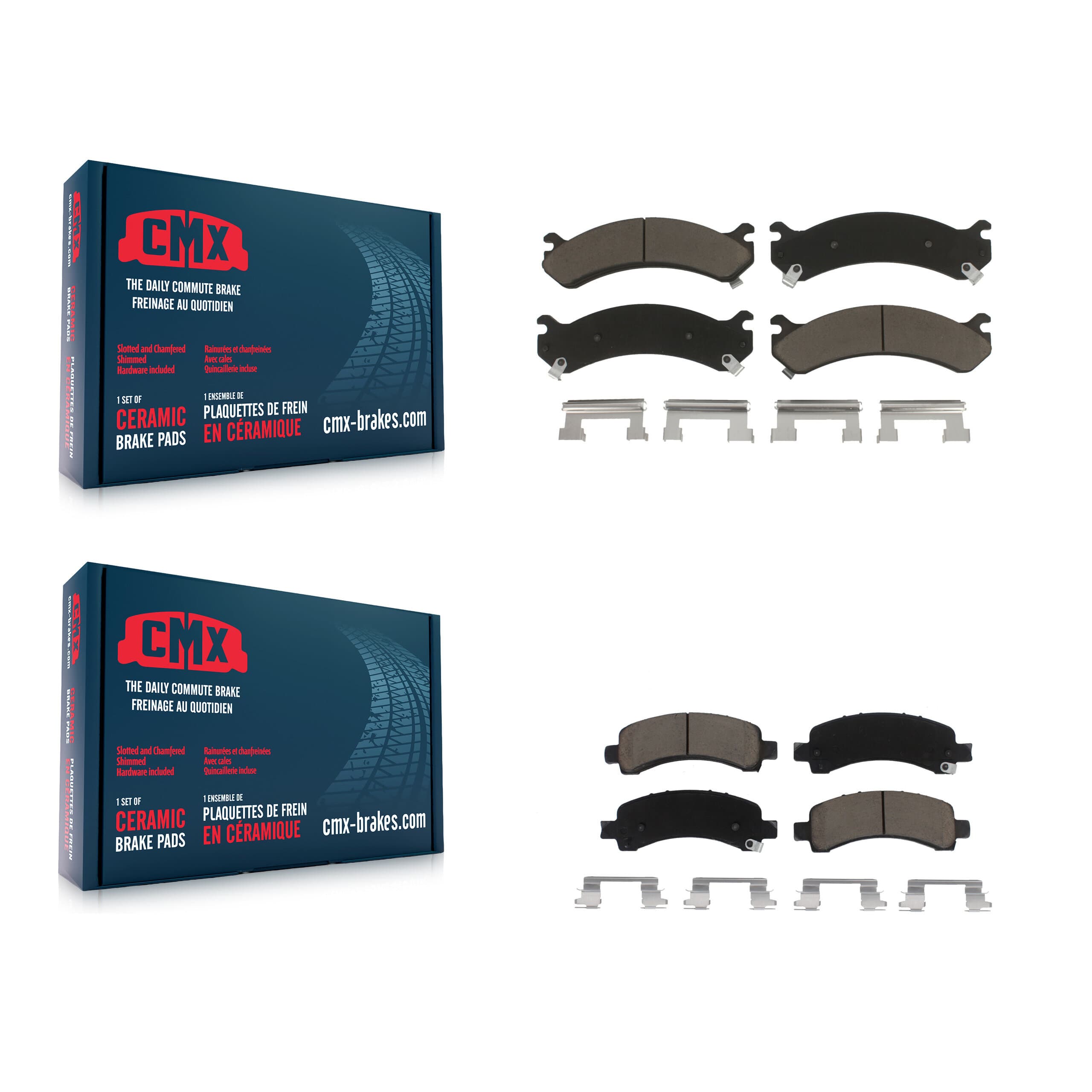 CMX - KCX-100352 - Front and Rear Disc Brake Pad Kits image 1