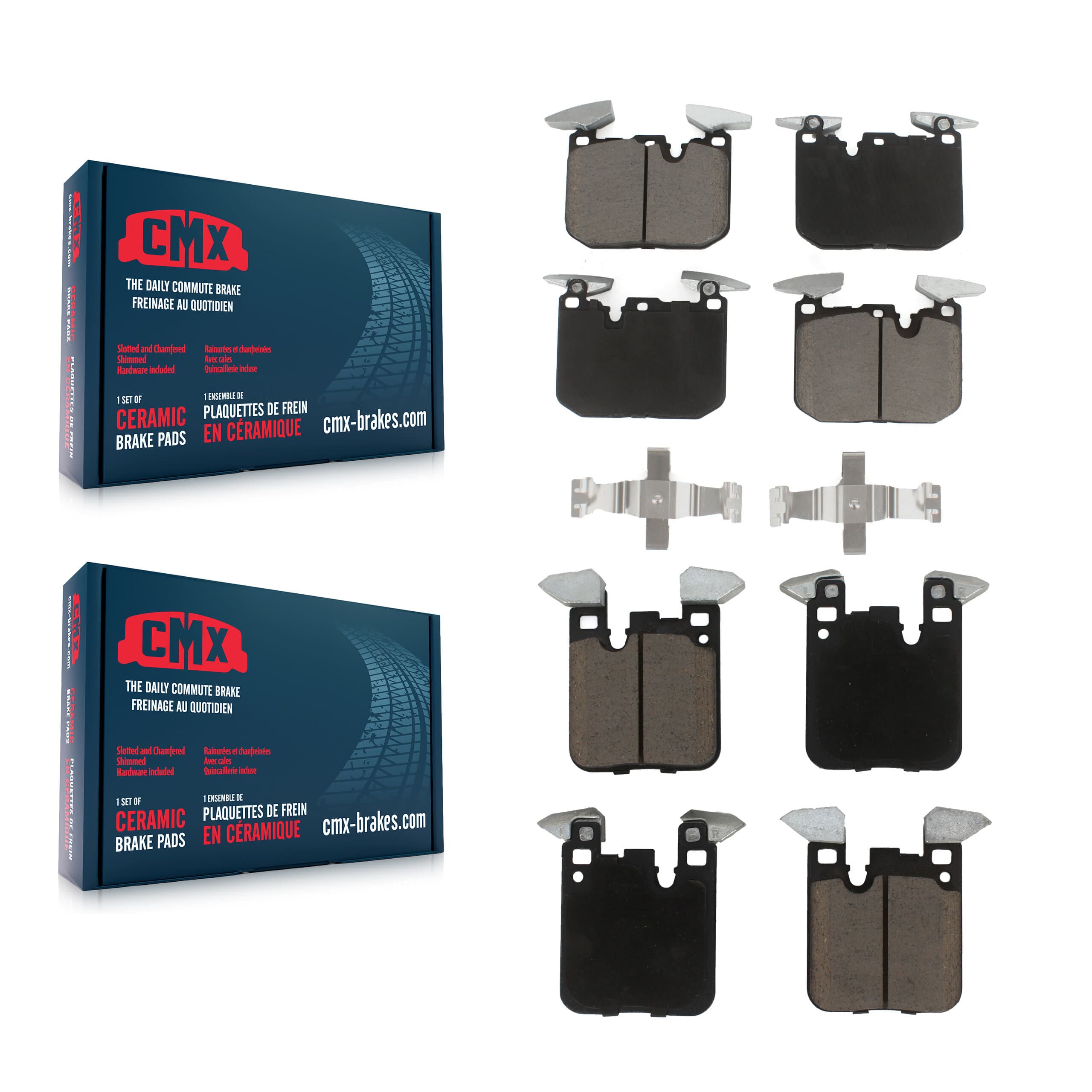 CMX - KCX-100392 - Front and Rear Disc Brake Pad Kits image 1