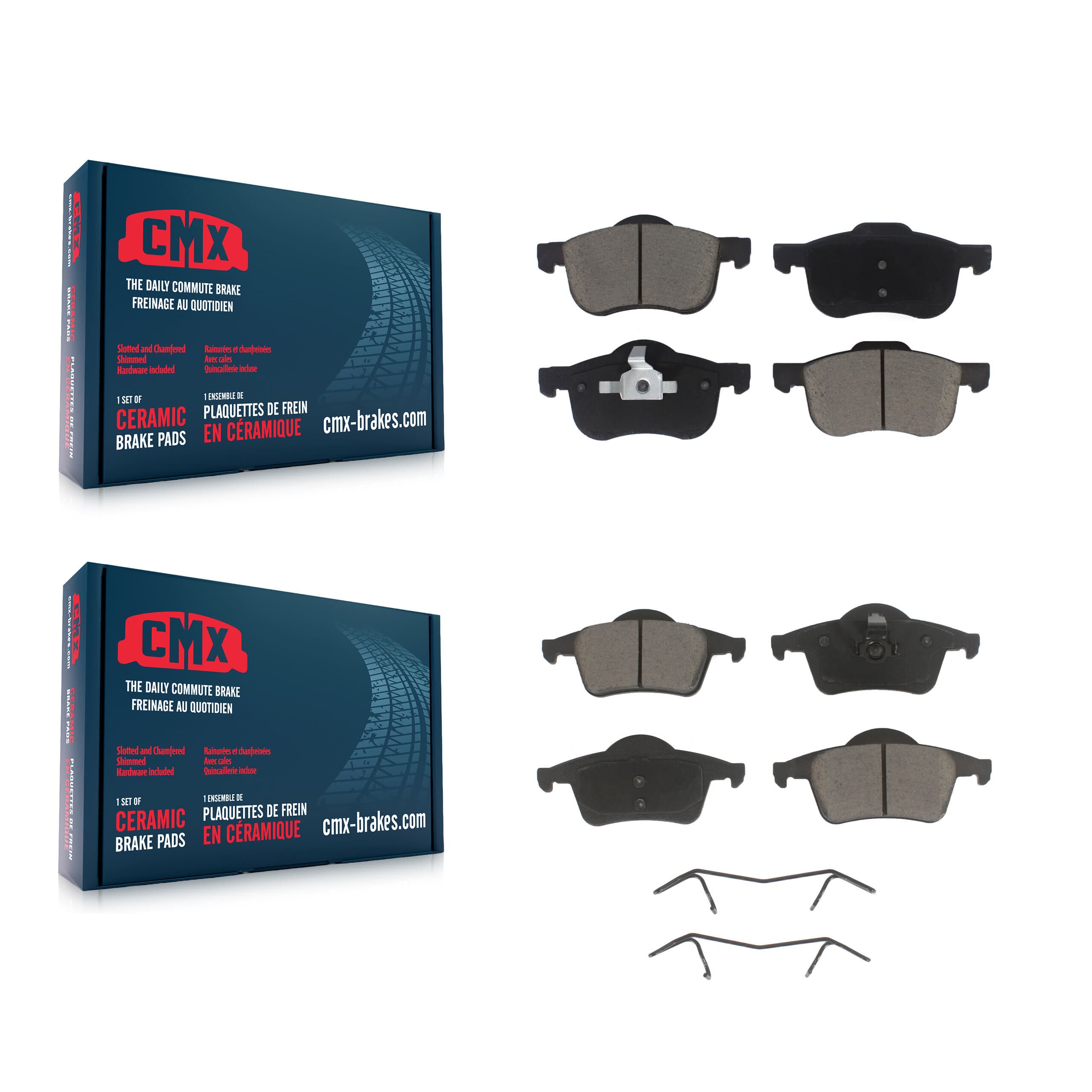 CMX - KCX-100503 - Front and Rear Disc Brake Pad Kits image 1