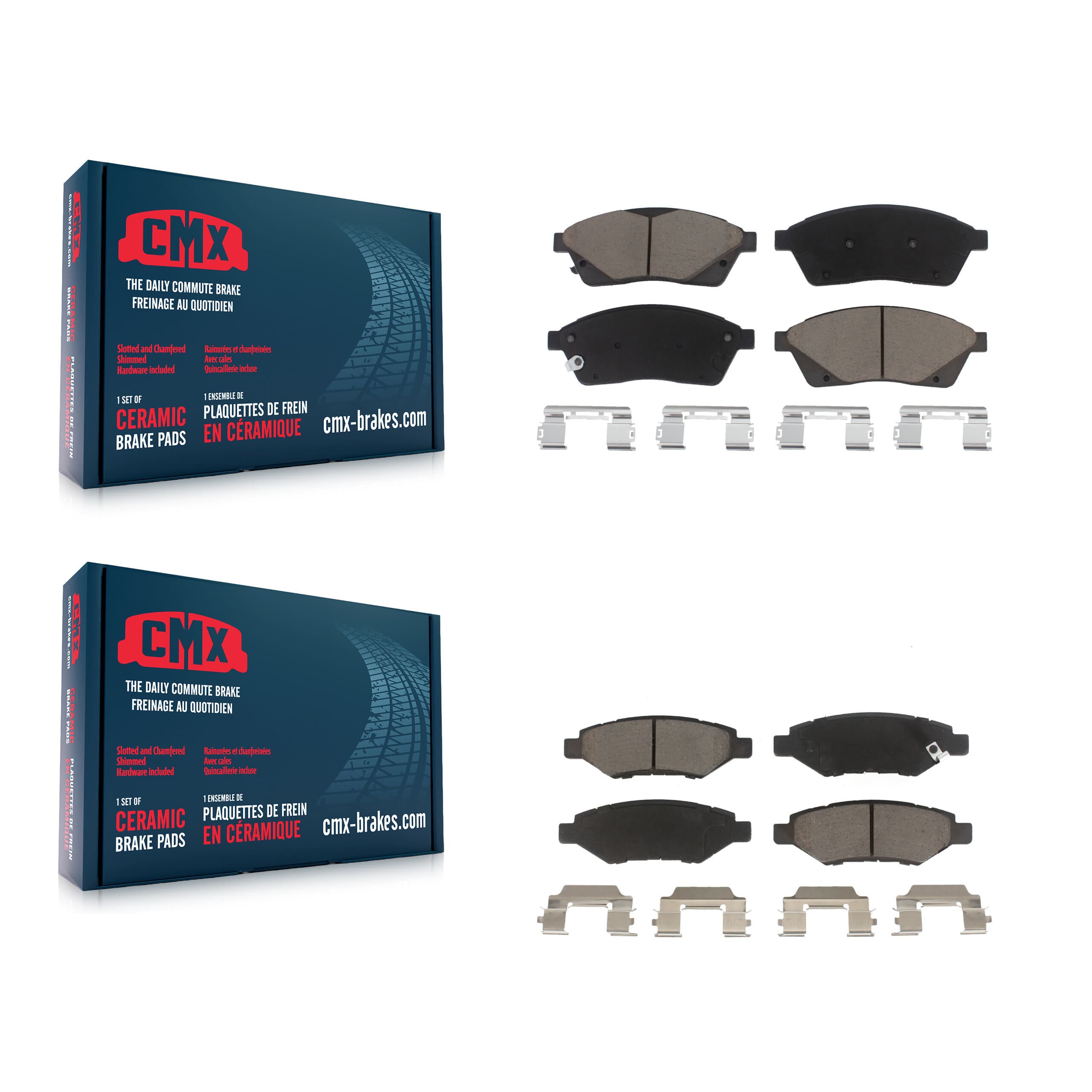 CMX - KCX-100514 - Front and Rear Disc Brake Pad Kits image 1