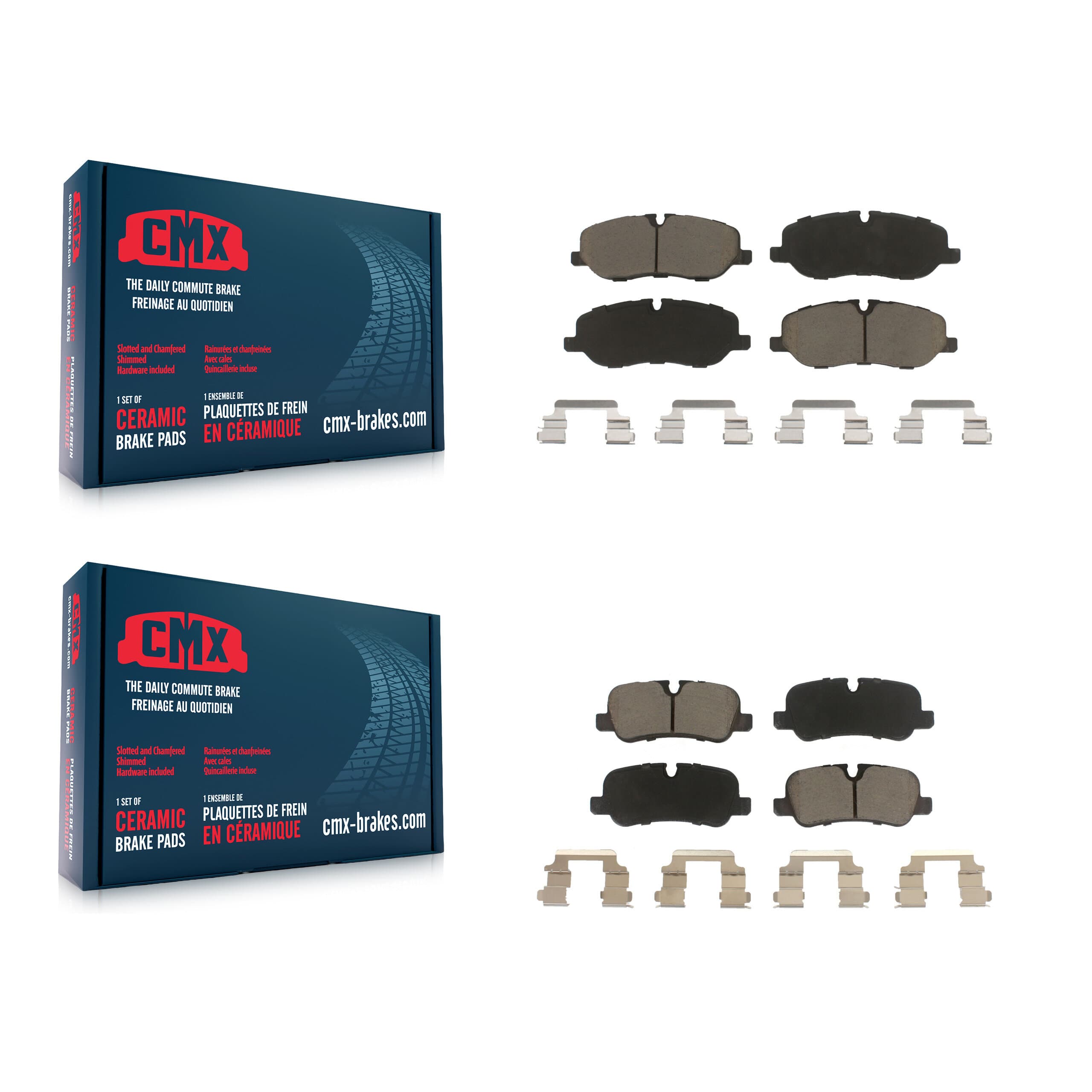 CMX - KCX-100517 - Front and Rear Disc Brake Pad Kits image 1