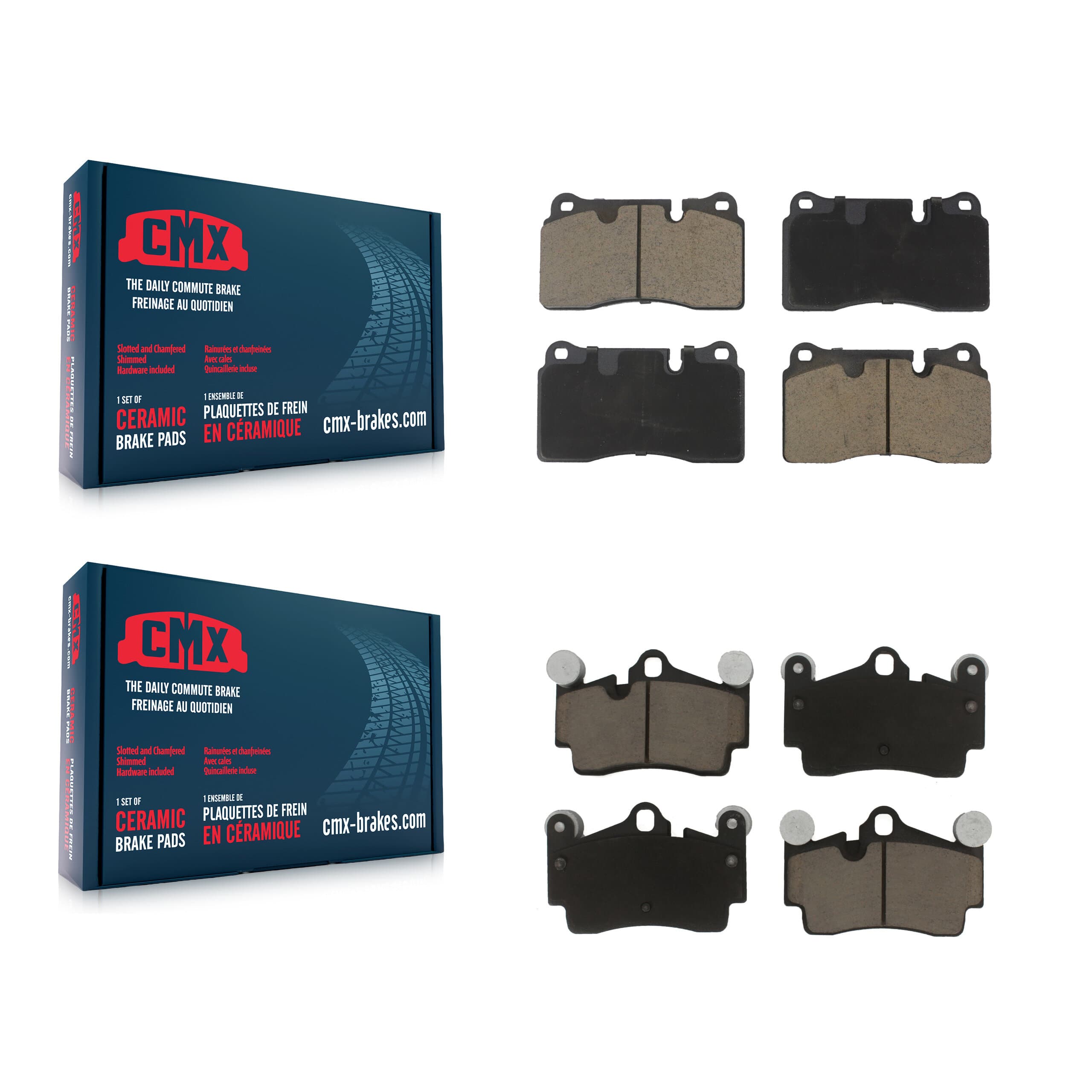 CMX - KCX-100583 - Front and Rear Disc Brake Pad Kits image 1