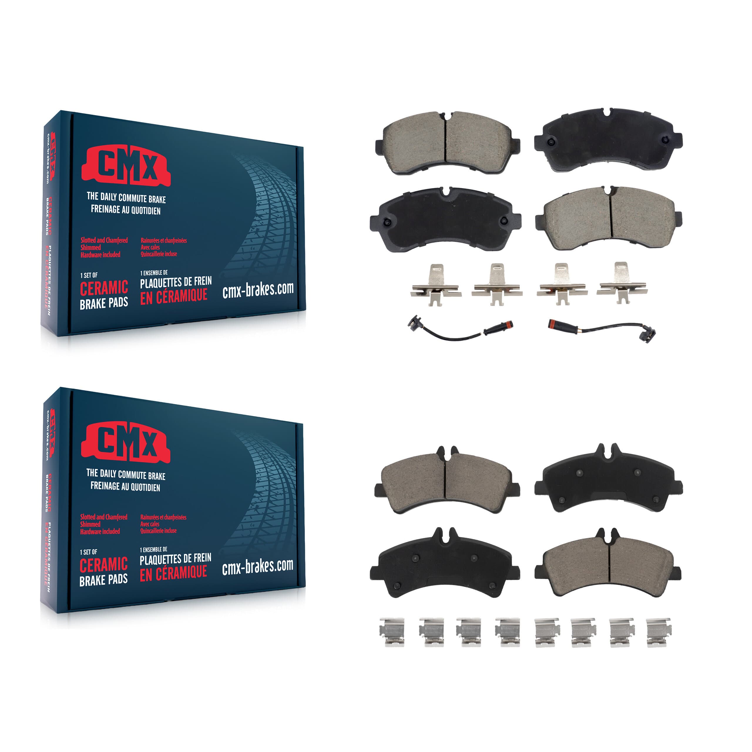 CMX - KCX-100646 - Front and Rear Disc Brake Pad Kits image 1