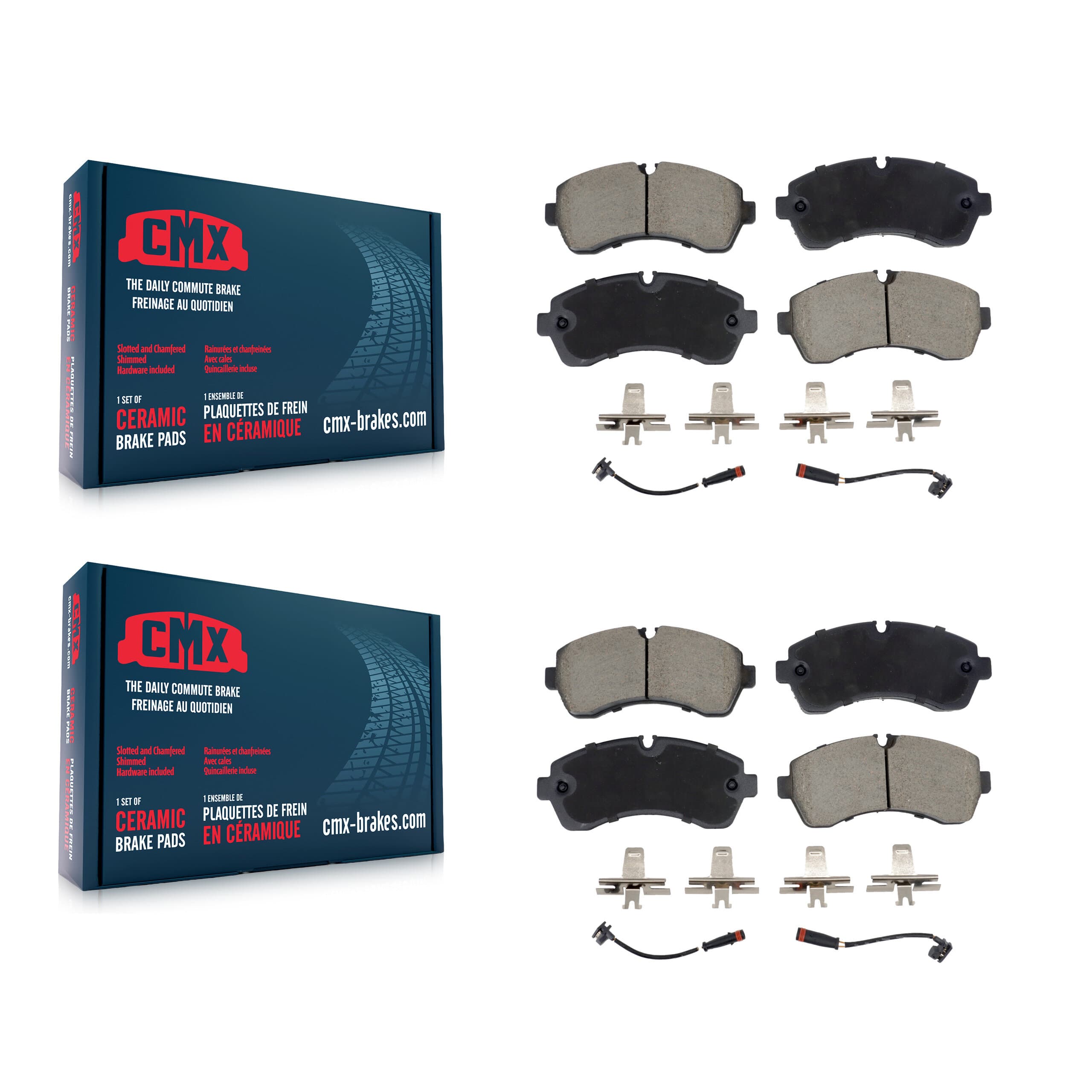 CMX - KCX-100648 - Front and Rear Disc Brake Pad Kits image 1