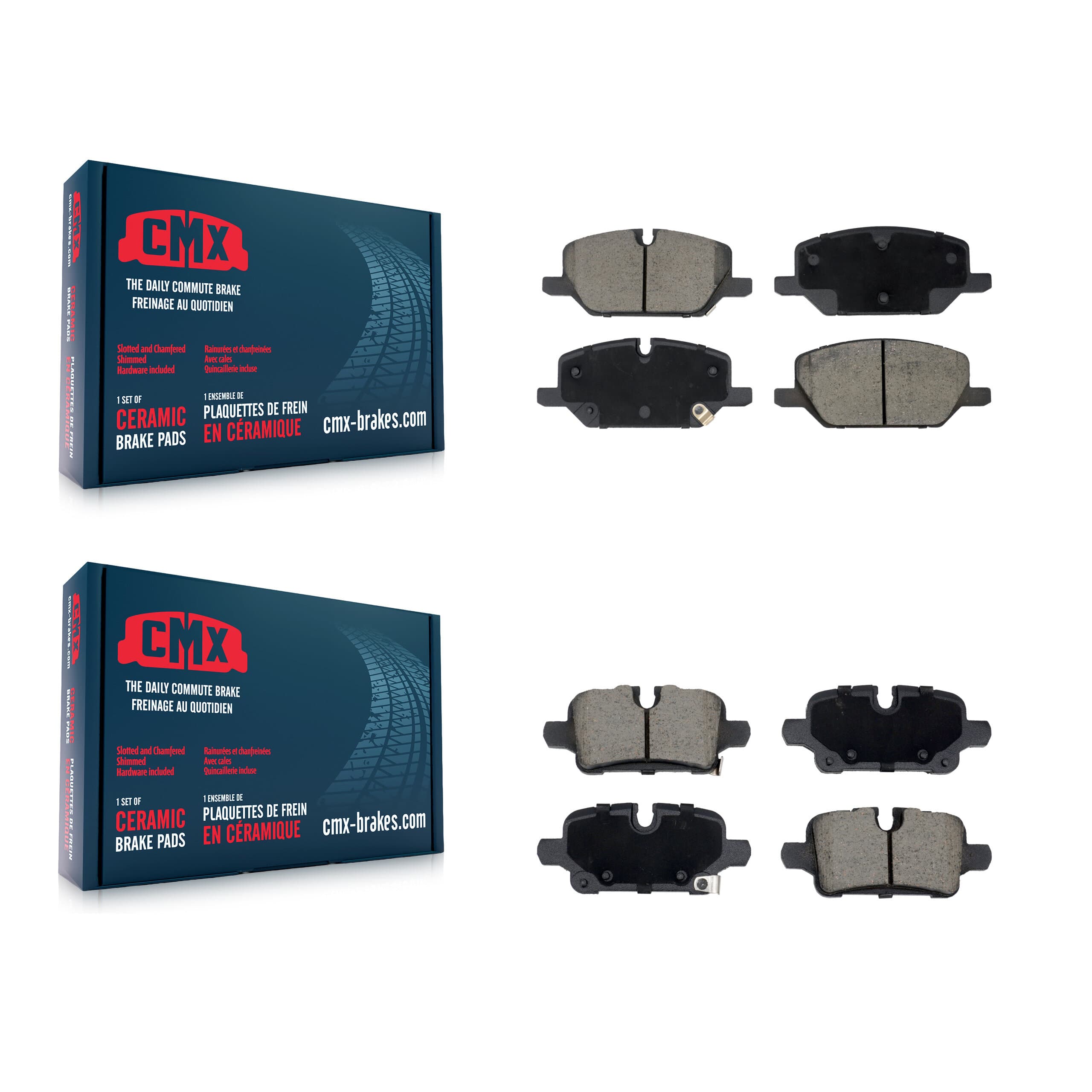CMX - KCX-100686 - Front and Rear Disc Brake Pad Kits image 1