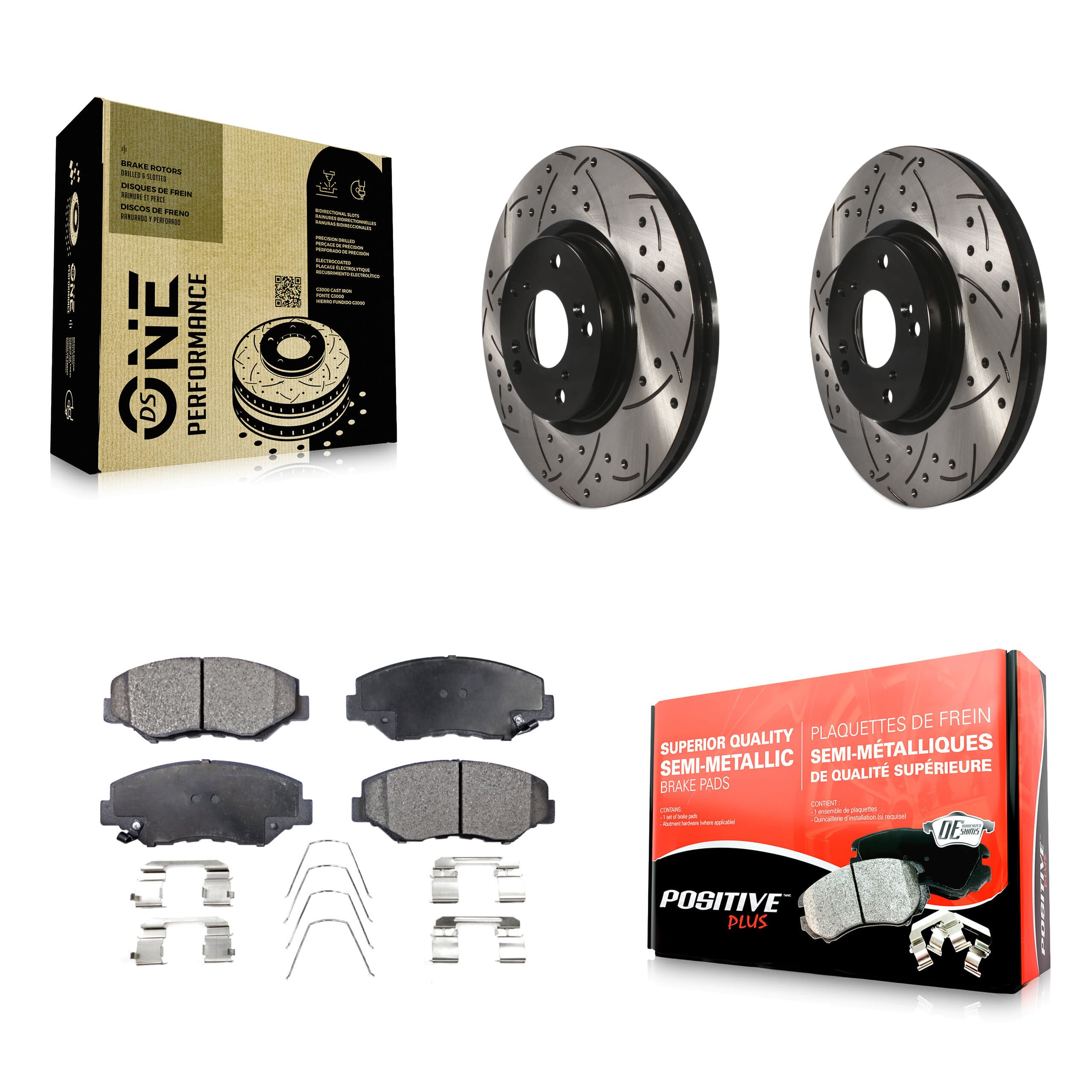 Transit Auto - KDF-100070 - Front Disc Brake Kits image 1