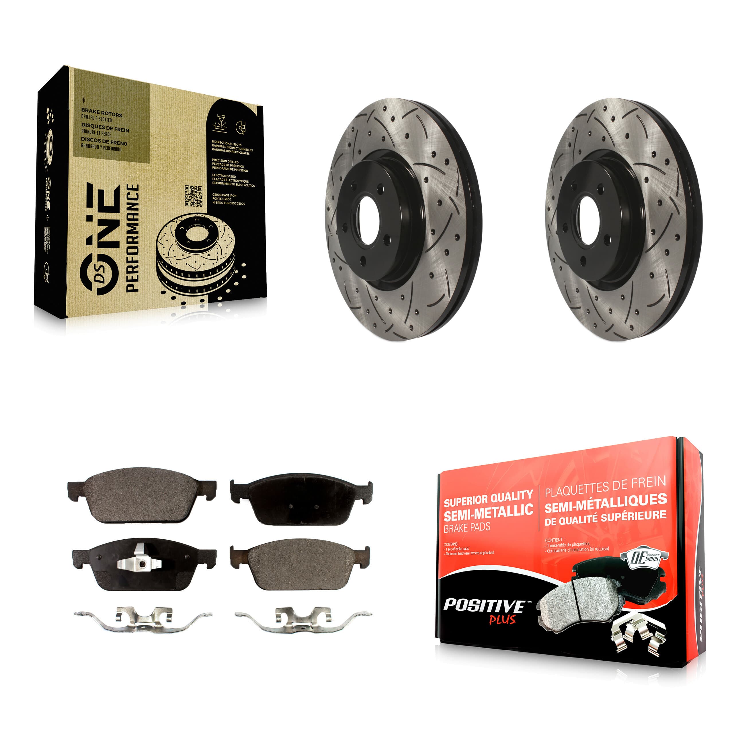 Transit Auto - KDF-100107 - Front Disc Brake Kits image 1
