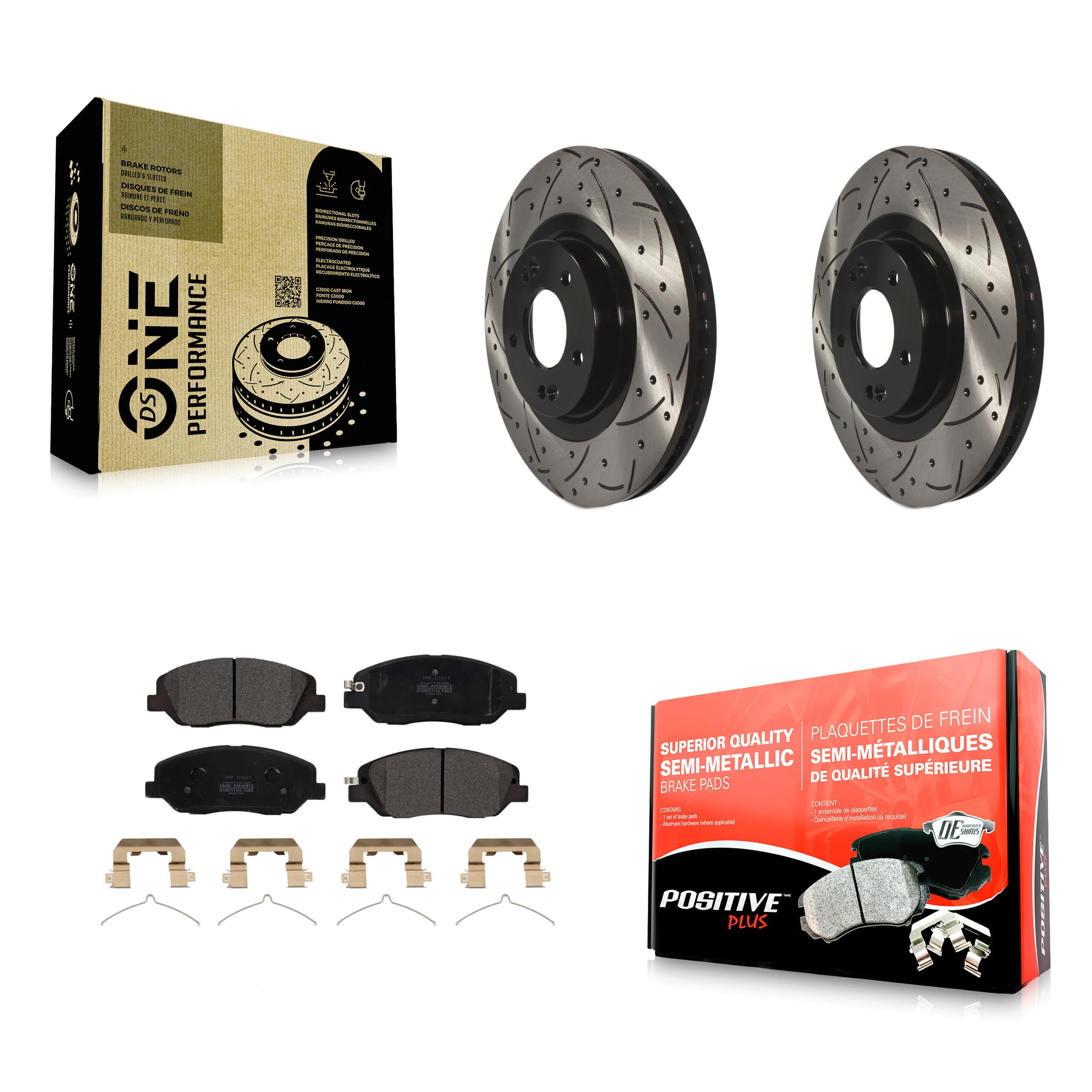 Transit Auto - KDF-100157 - Front Disc Brake Kits image 1