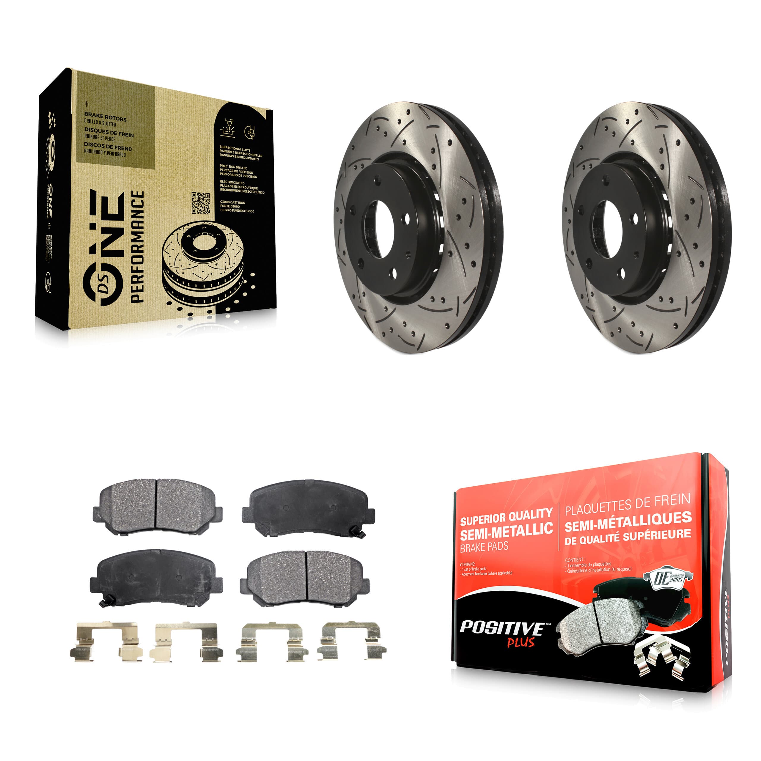Transit Auto - KDF-100185 - Front Disc Brake Kits image 1