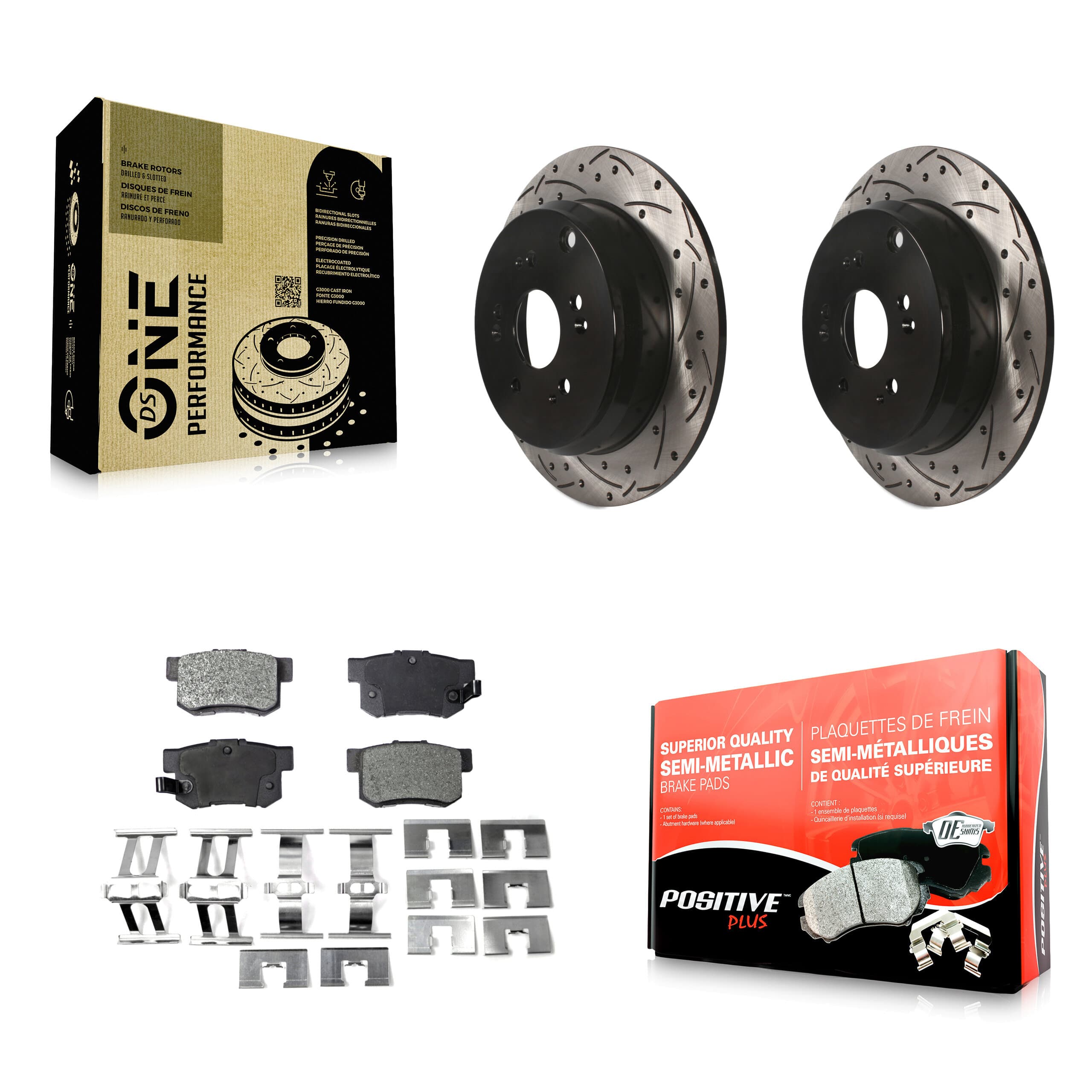 Transit Auto - KDF-100480 - Rear Disc Brake Kits image 1