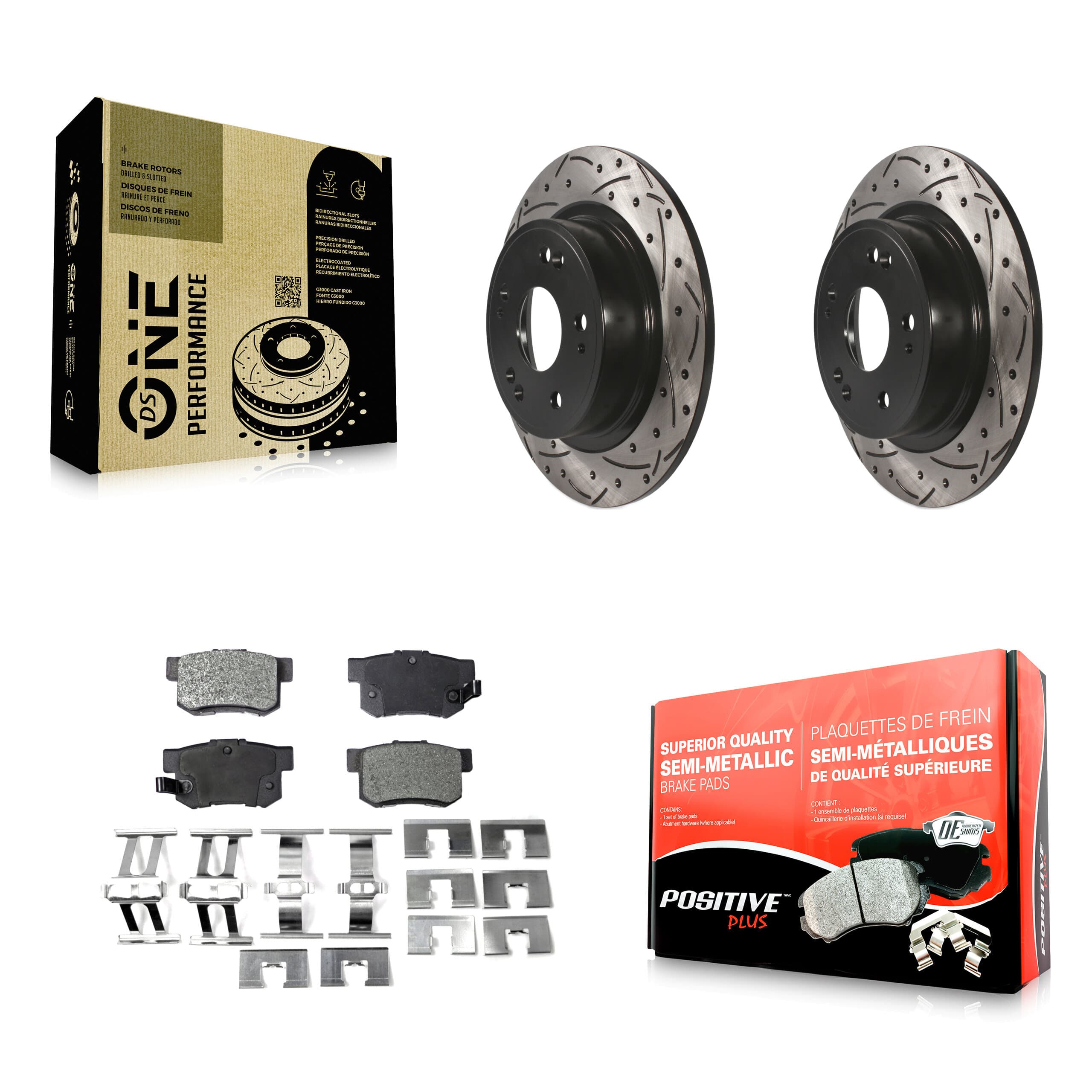 Transit Auto - KDF-100490 - Rear Disc Brake Kits image 1