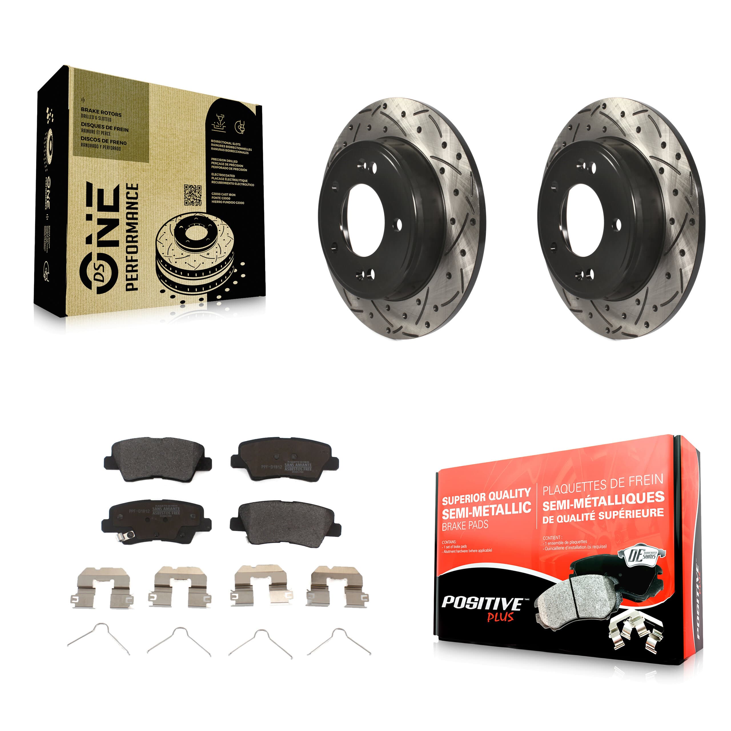 Transit Auto - KDF-100524 - Rear Disc Brake Kits image 1