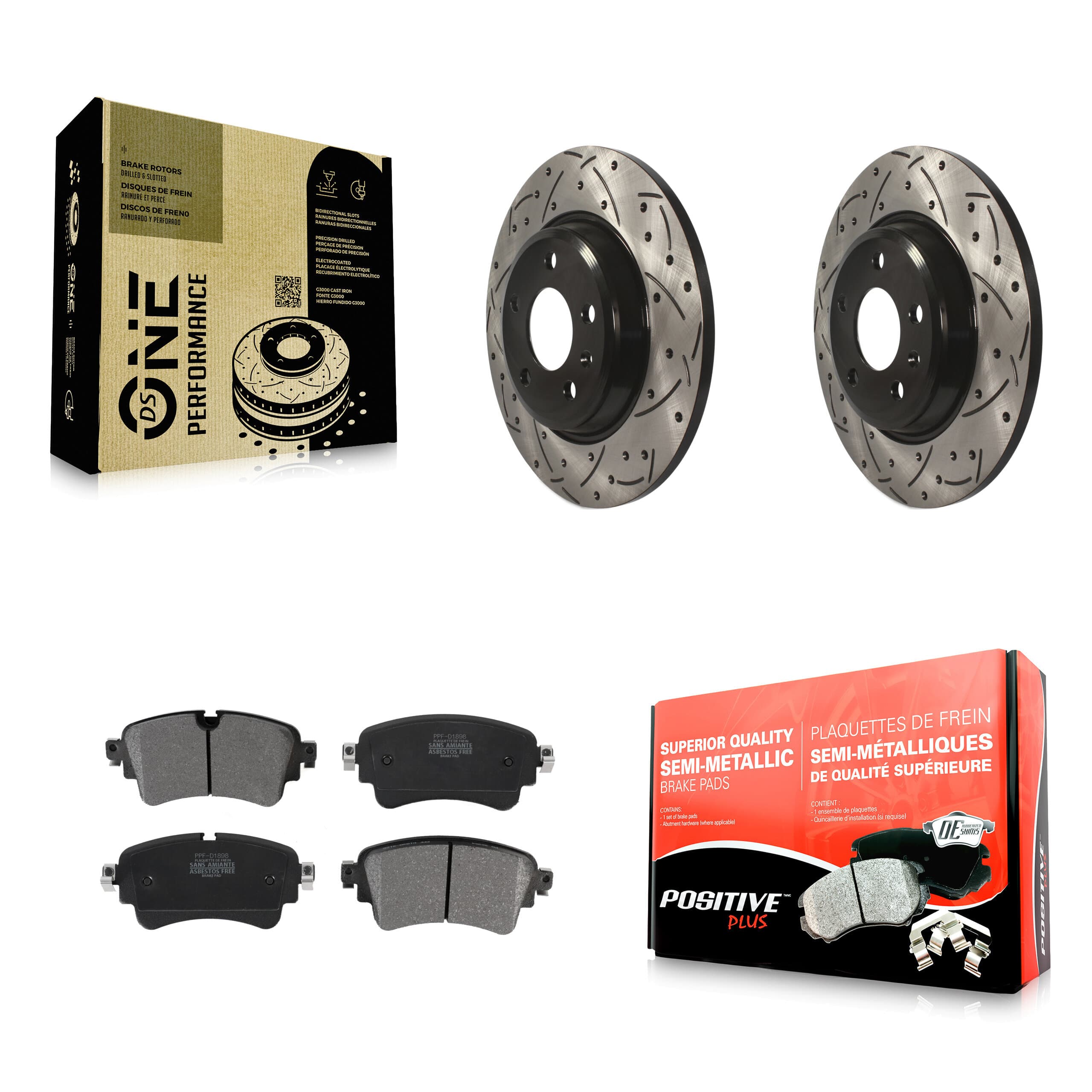 Transit Auto - KDF-100554 - Rear Disc Brake Kits image 1