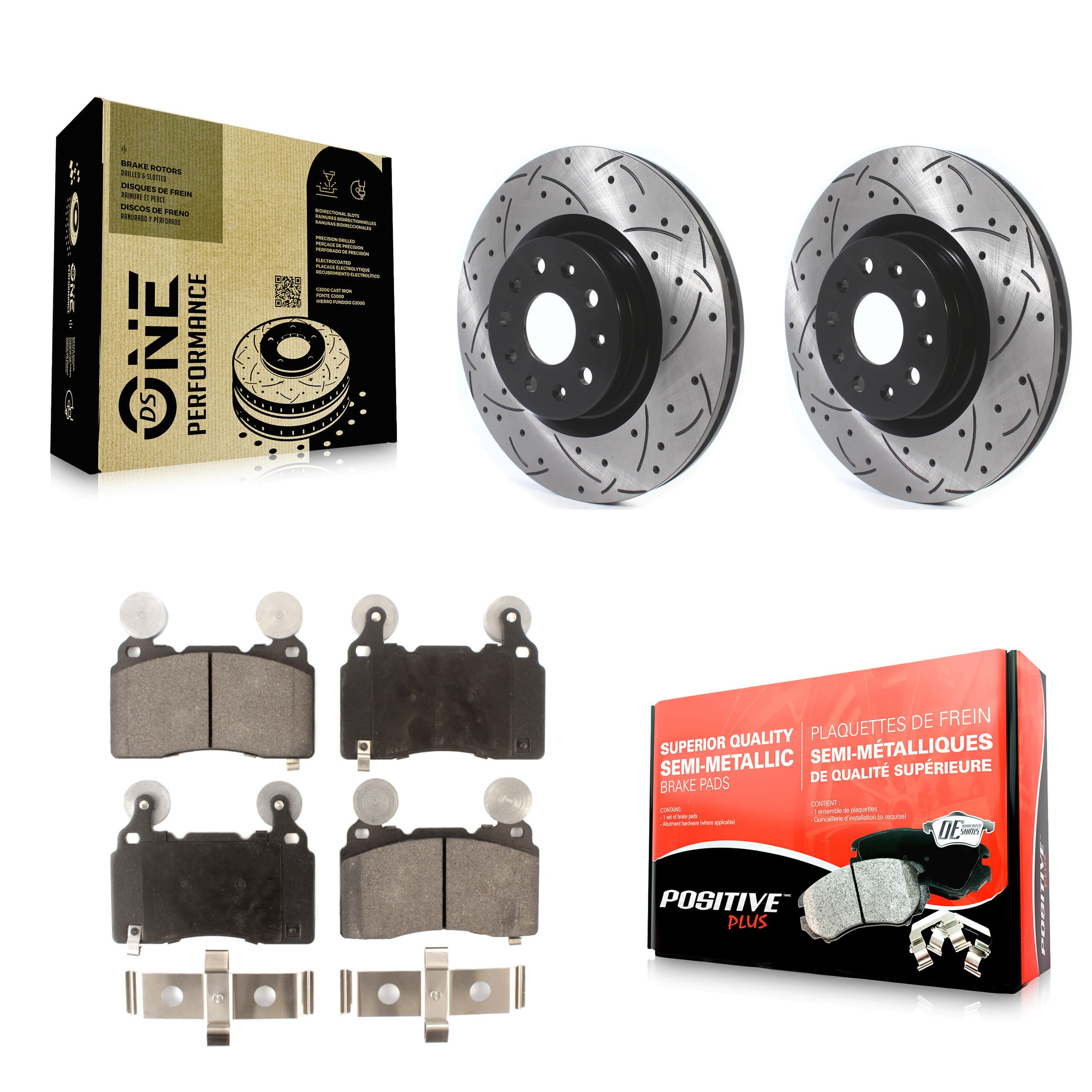 Transit Auto - KDF-100610 - Front Disc Brake Kits image 1