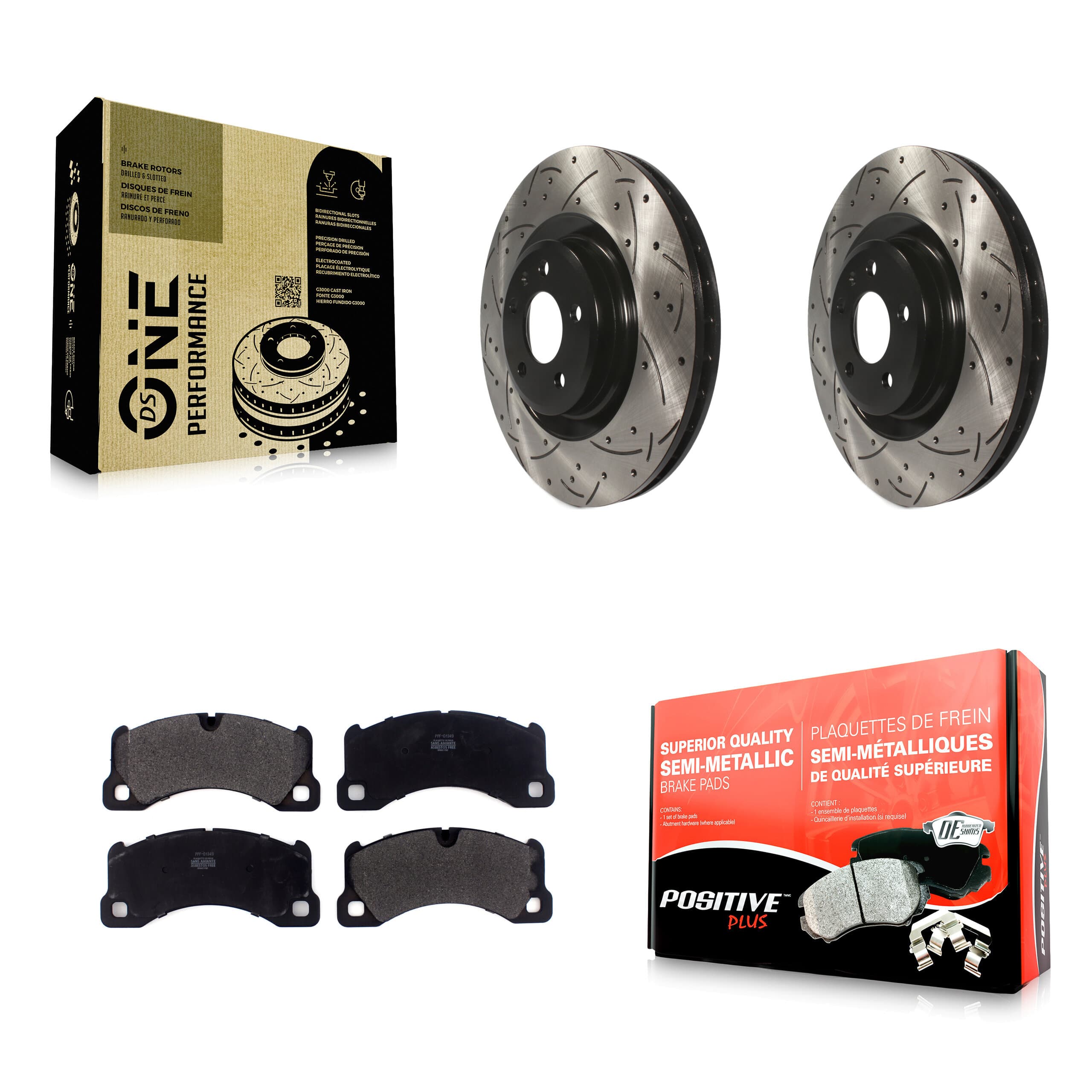 Transit Auto - KDF-100621 - Front Disc Brake Kits image 1