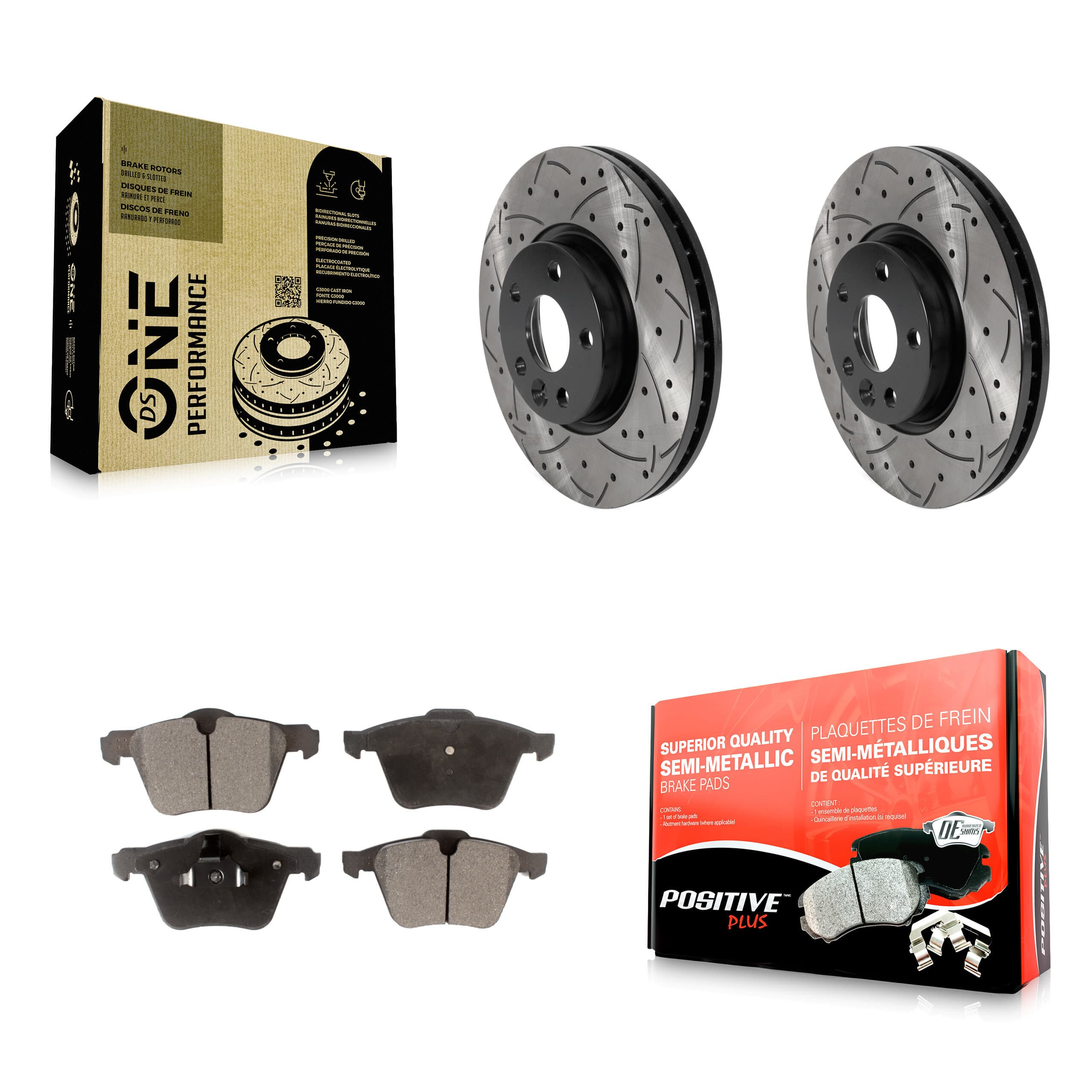 Transit Auto - KDF-100763 - Front Disc Brake Kits image 1
