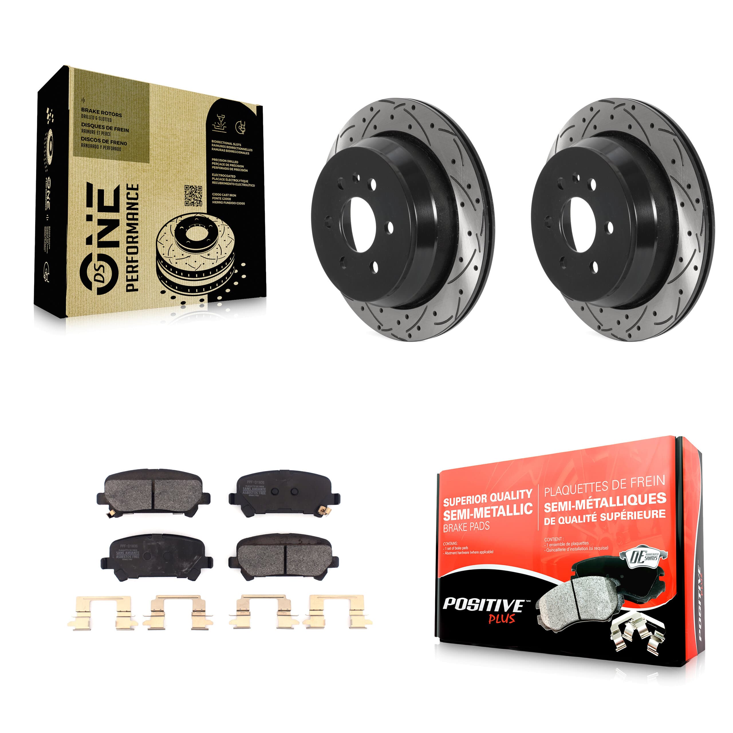 Transit Auto - KDF-100880 - Rear Disc Brake Kits image 1