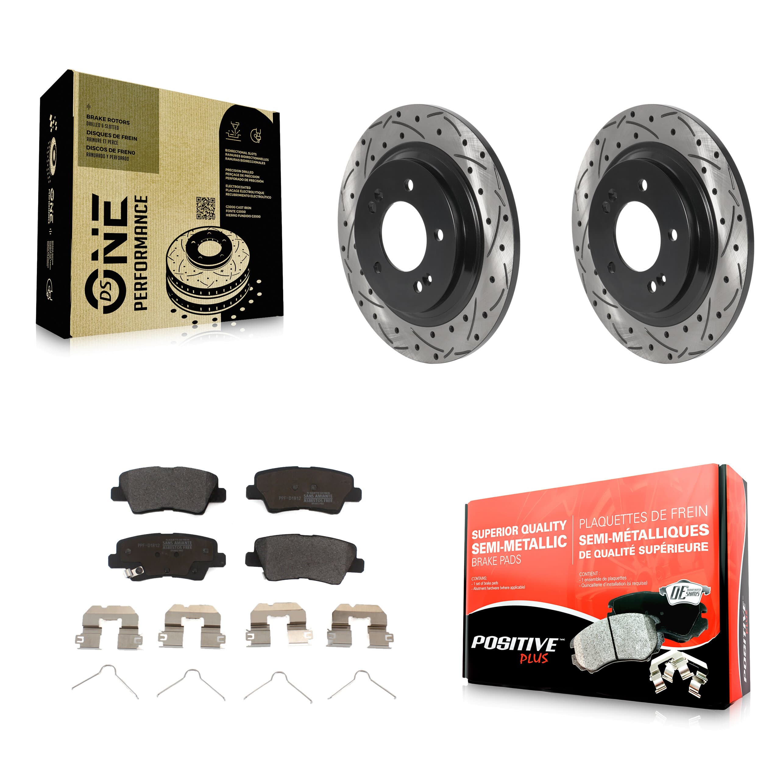 Transit Auto - KDF-100916 - Rear Disc Brake Kits image 1