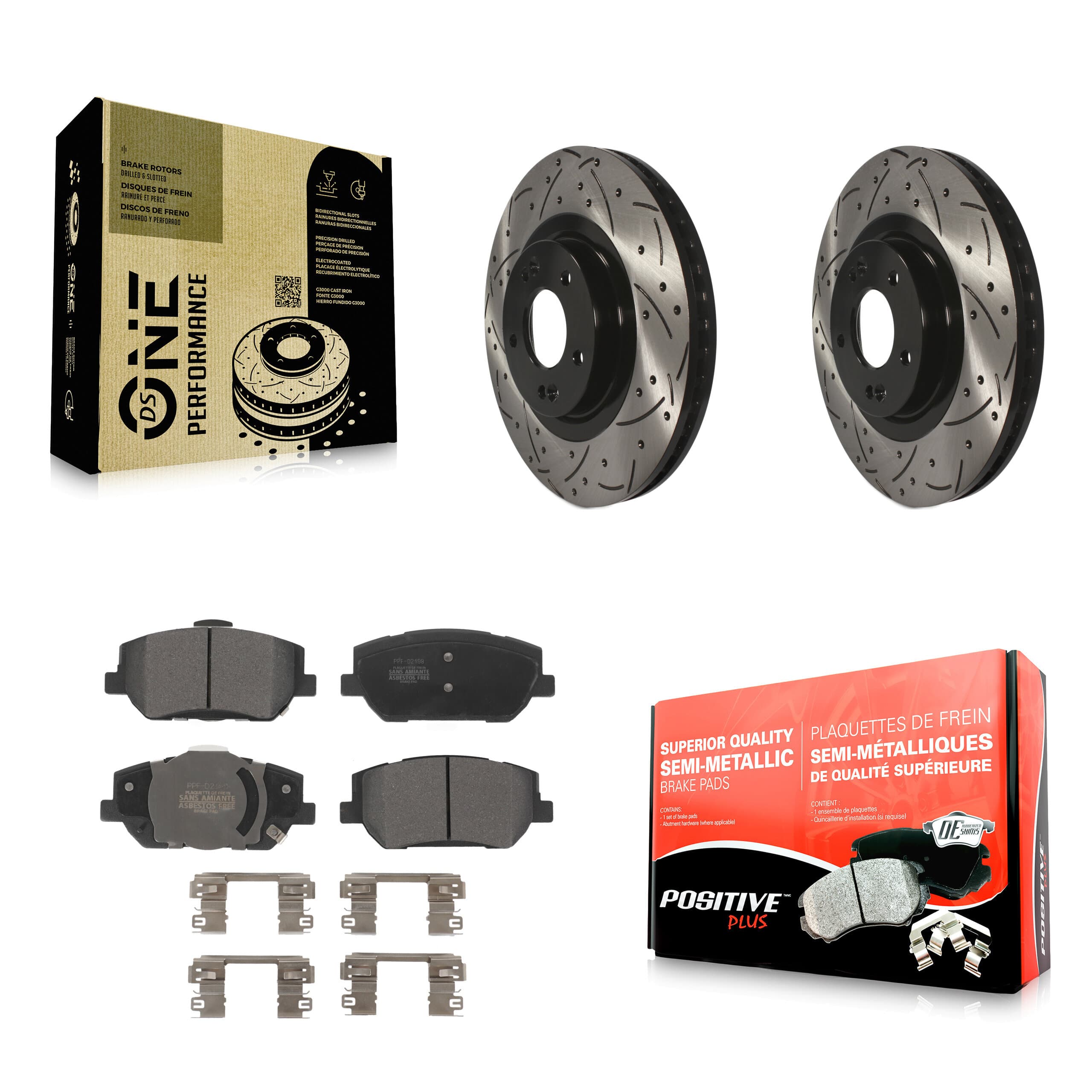 Transit Auto - KDF-101060 - Front Disc Brake Kits image 1