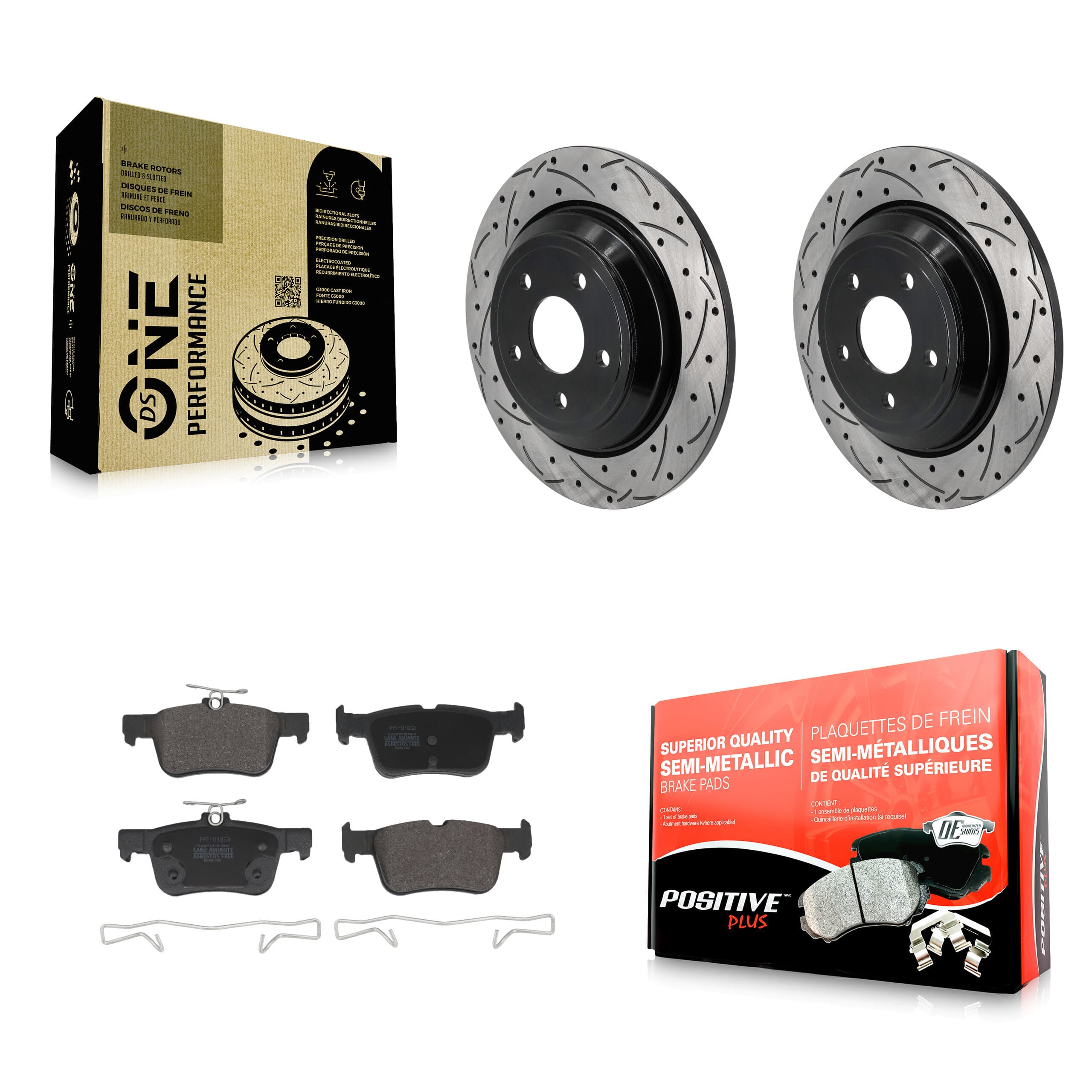 Transit Auto - KDF-101215 - Rear Disc Brake Kits image 1