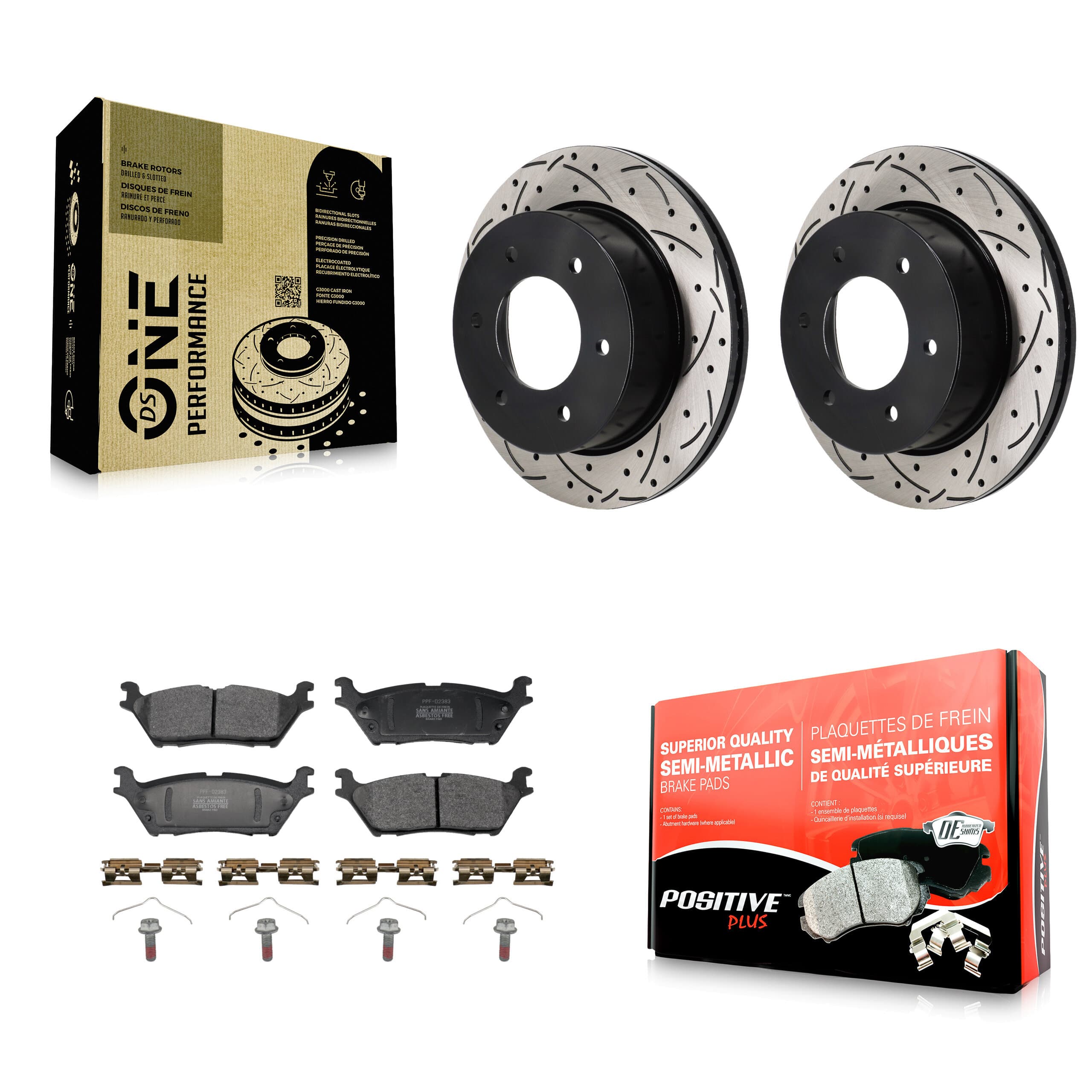 Transit Auto - KDF-101354 - Rear Disc Brake Kits image 1