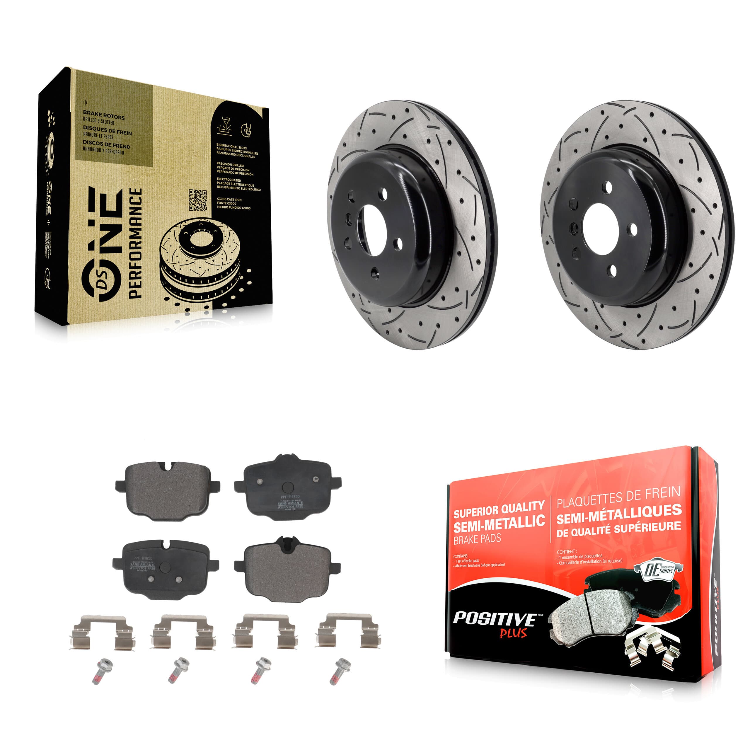 Transit Auto - KDF-102068 - Rear Disc Brake Kits image 1
