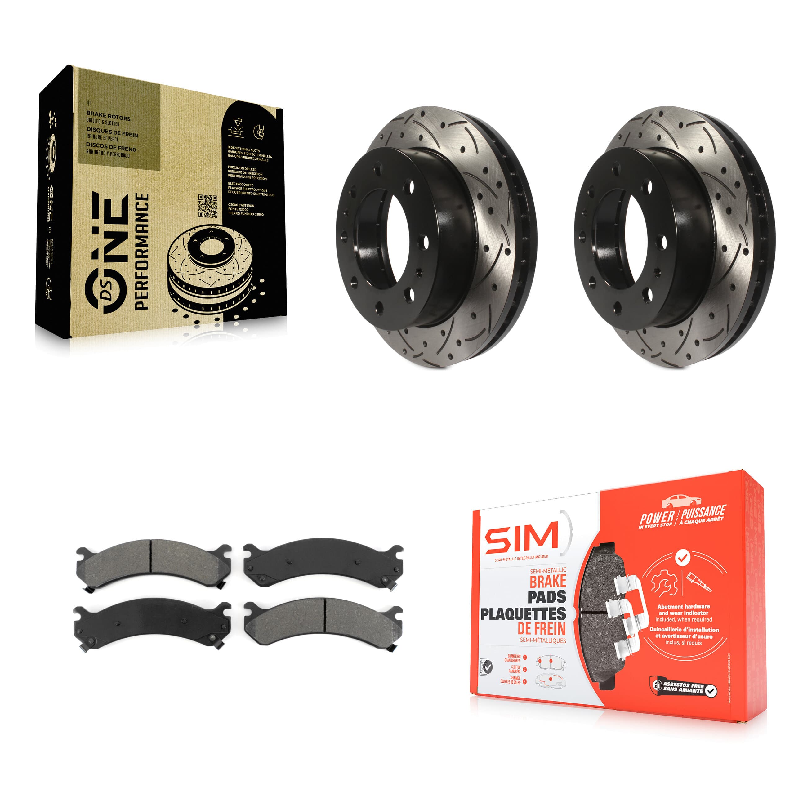 Transit Auto - KDS-100001 - Front Disc Brake Kits image 1