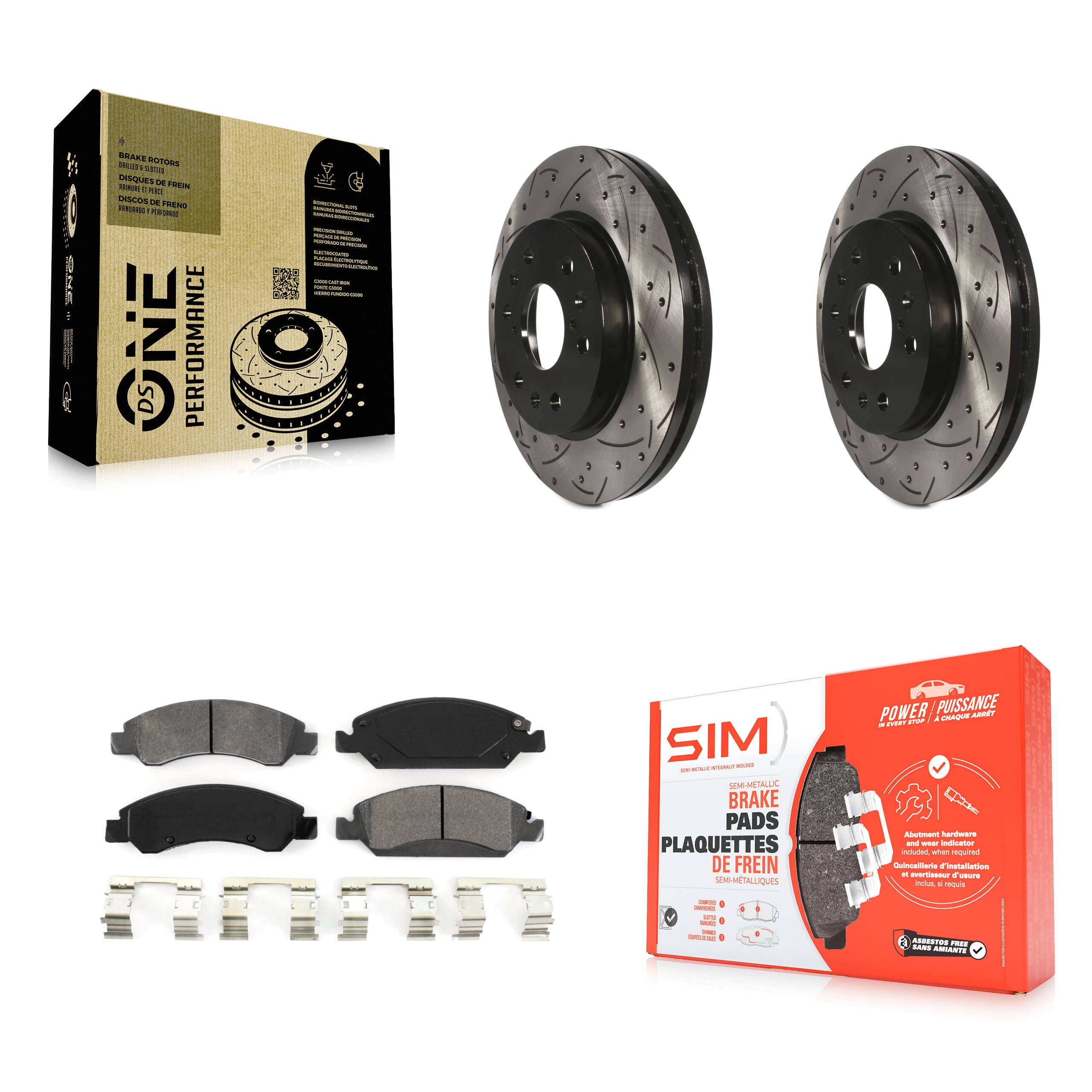 Transit Auto - KDS-100003 - Front Disc Brake Kits image 1