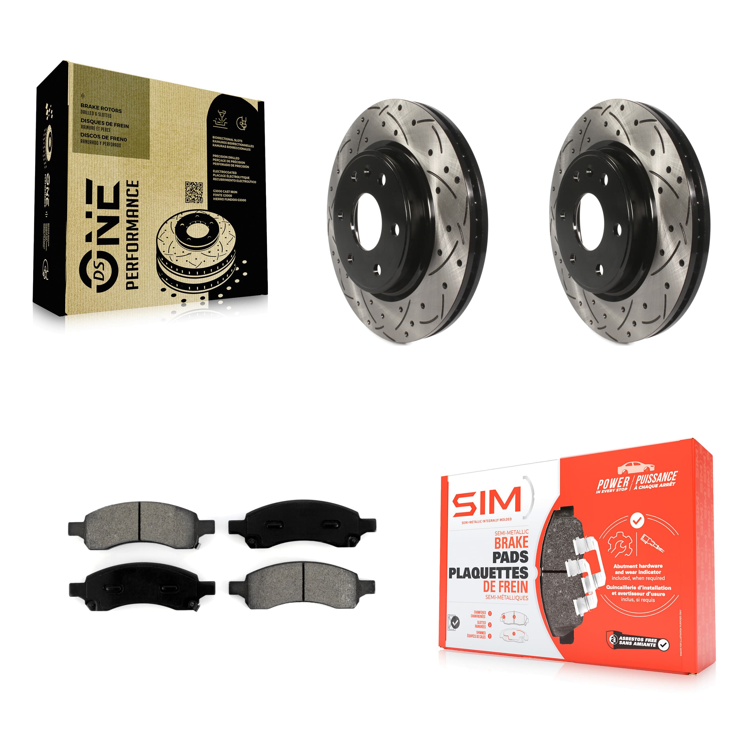 Transit Auto - KDS-100004 - Front Disc Brake Kits image 1