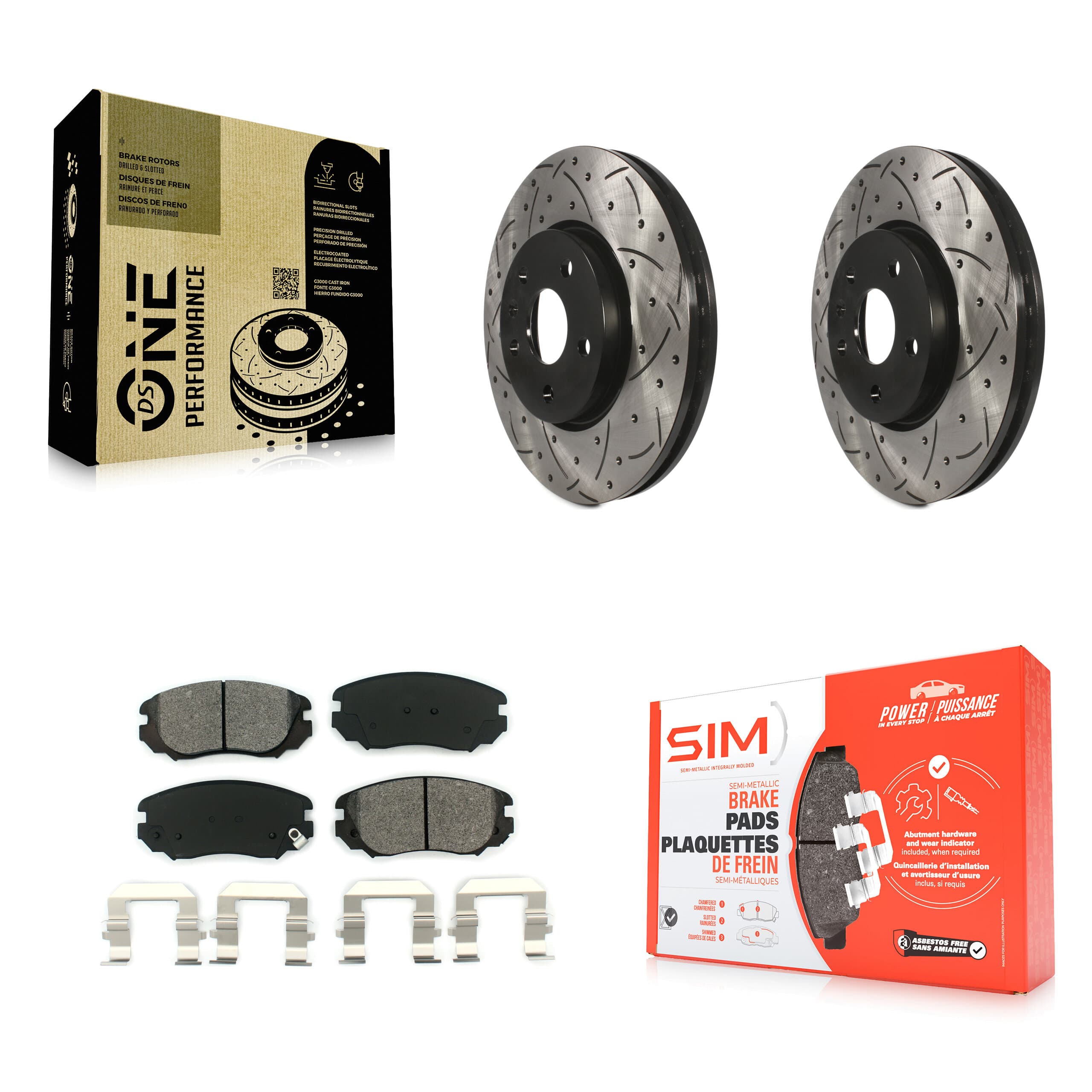 Transit Auto - KDS-100005 - Front Disc Brake Kits image 1
