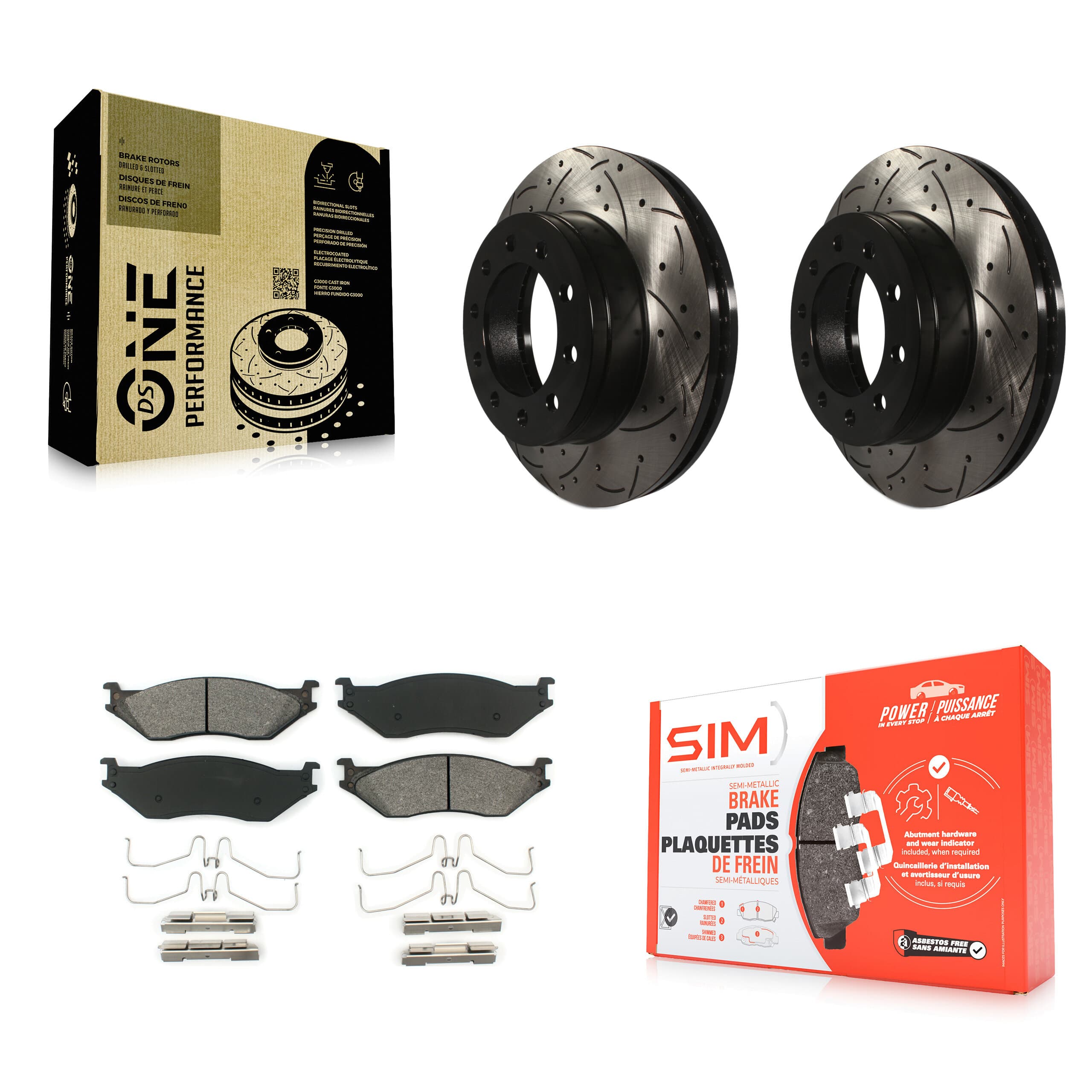 Transit Auto - KDS-100014 - Front Disc Brake Kits image 1