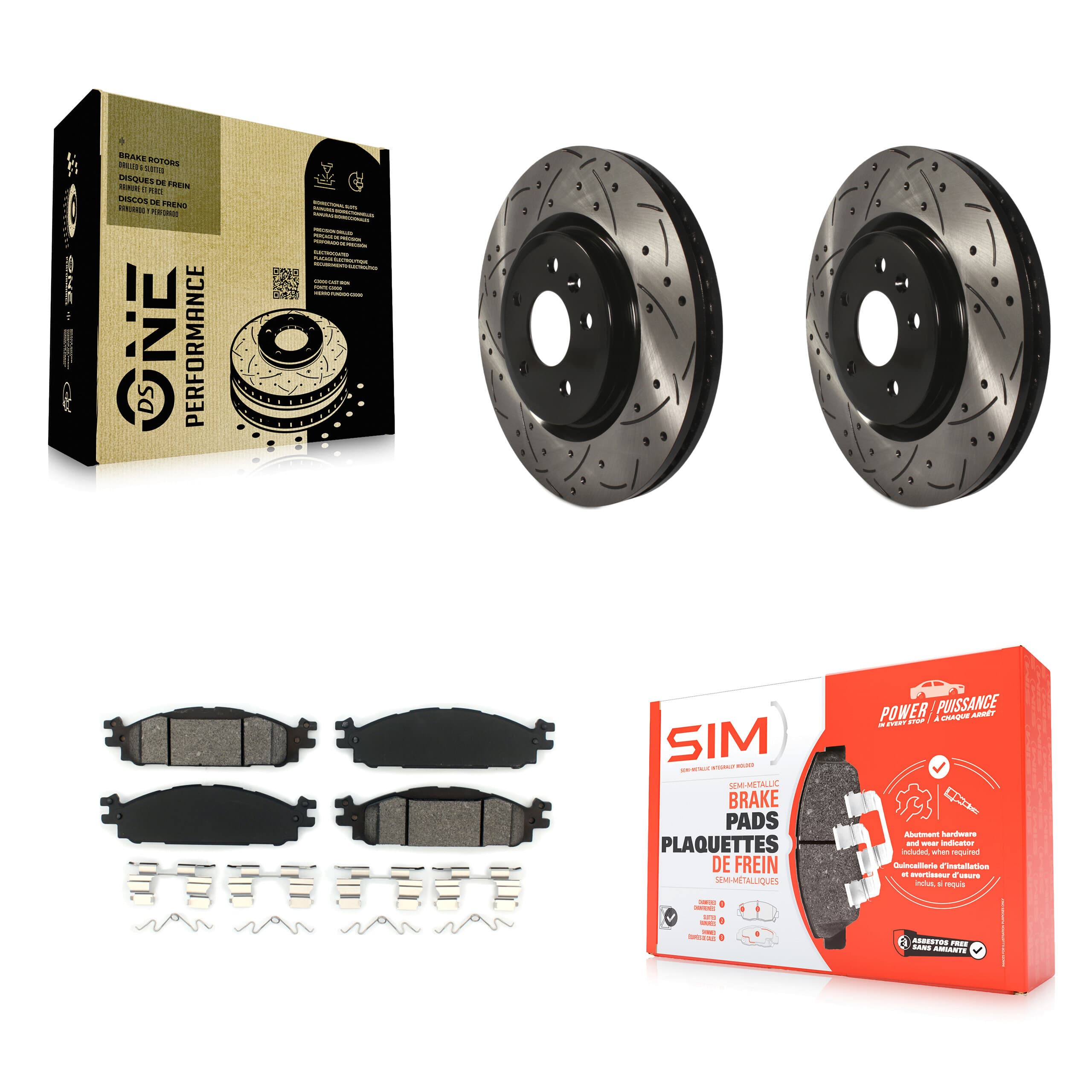 Transit Auto - KDS-100022 - Front Disc Brake Kits image 1