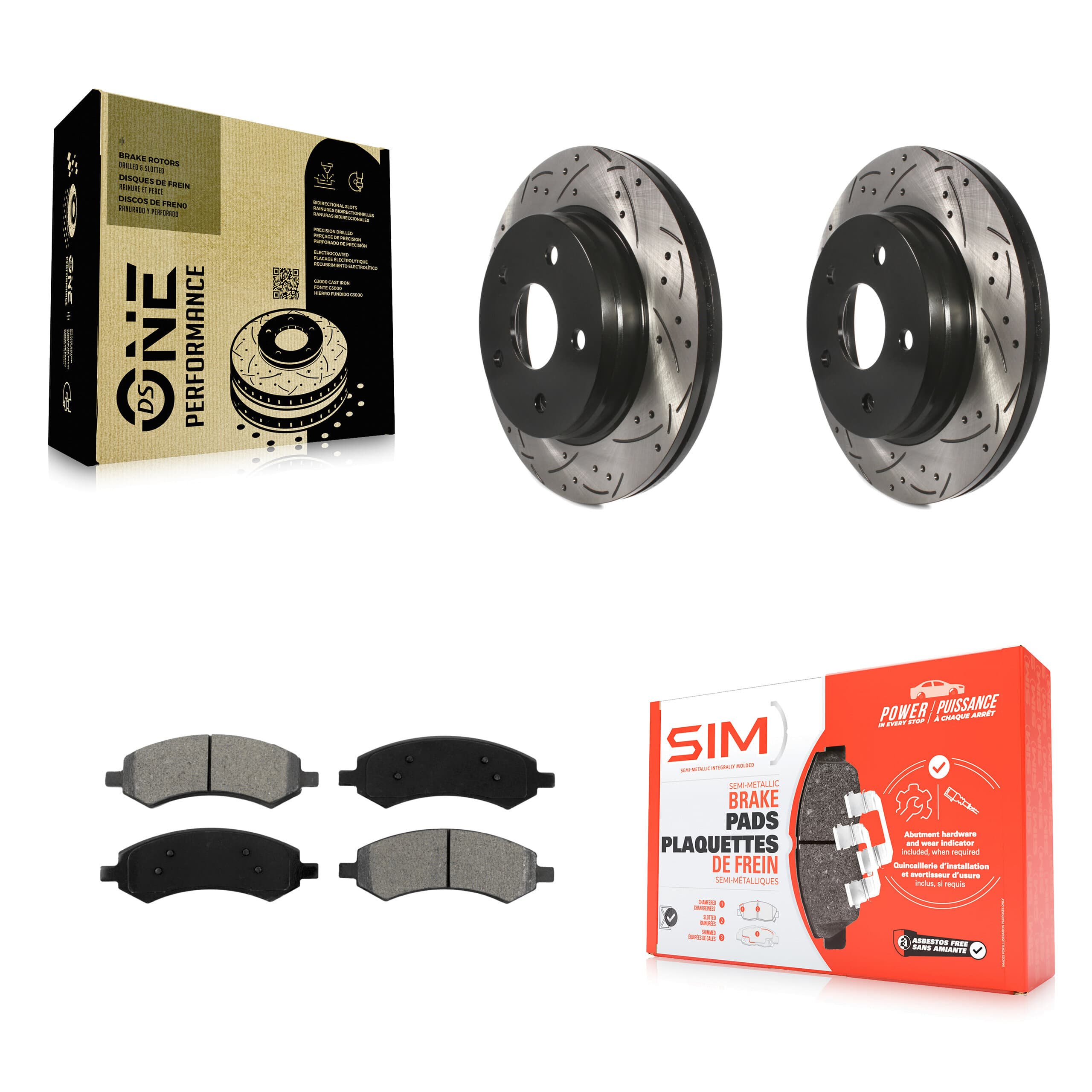Transit Auto - KDS-100032 - Front Disc Brake Kits image 1